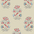Lily Flower wallpaper in beige and sunbaked color - pattern number T13206 - by Thibaut in the Mesa collection