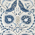 Lewis wallpaper in blue and beige color - pattern number T13218 - by Thibaut in the Mesa collection