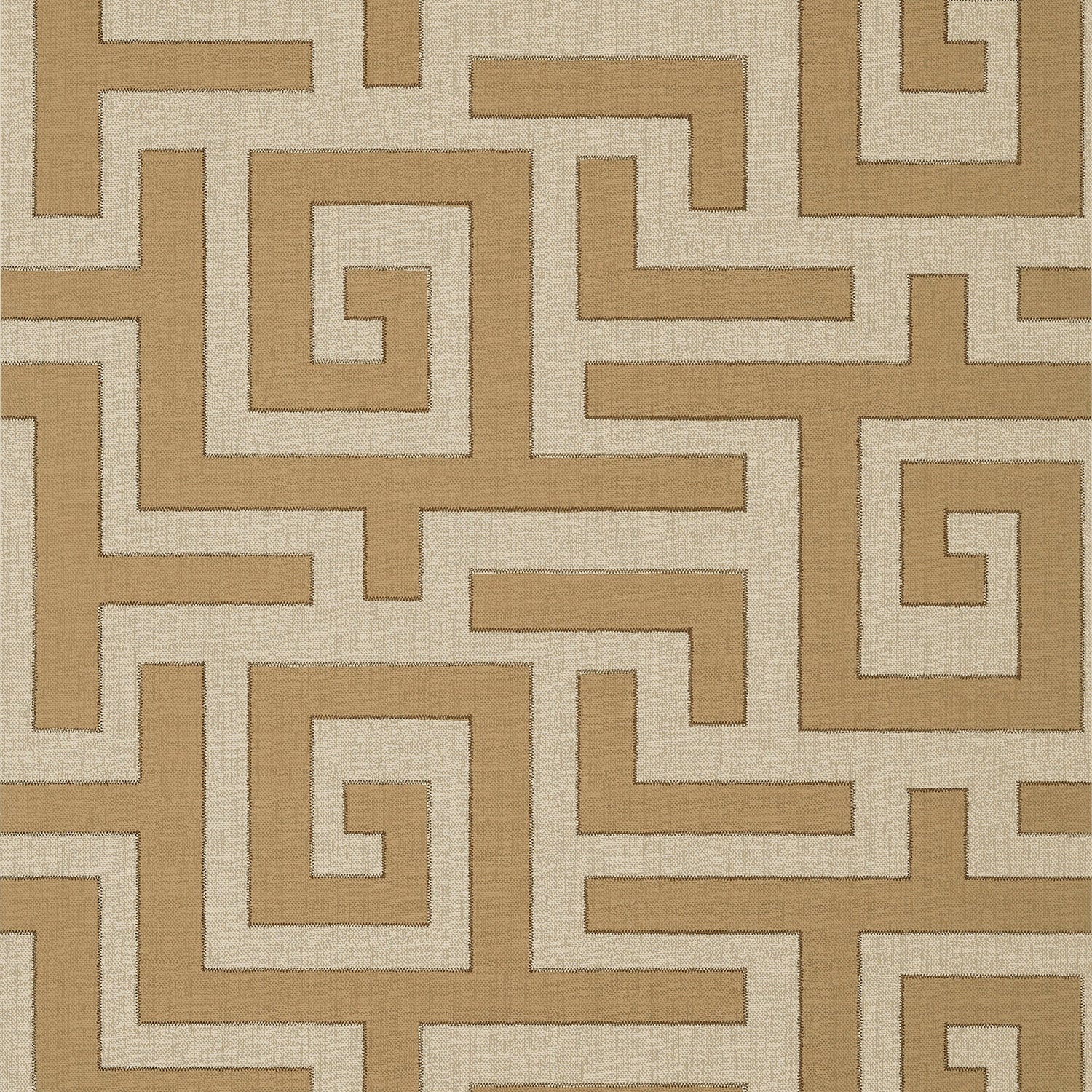Tulum wallpaper in wheat color - pattern number T13224 - by Thibaut in the Mesa collection