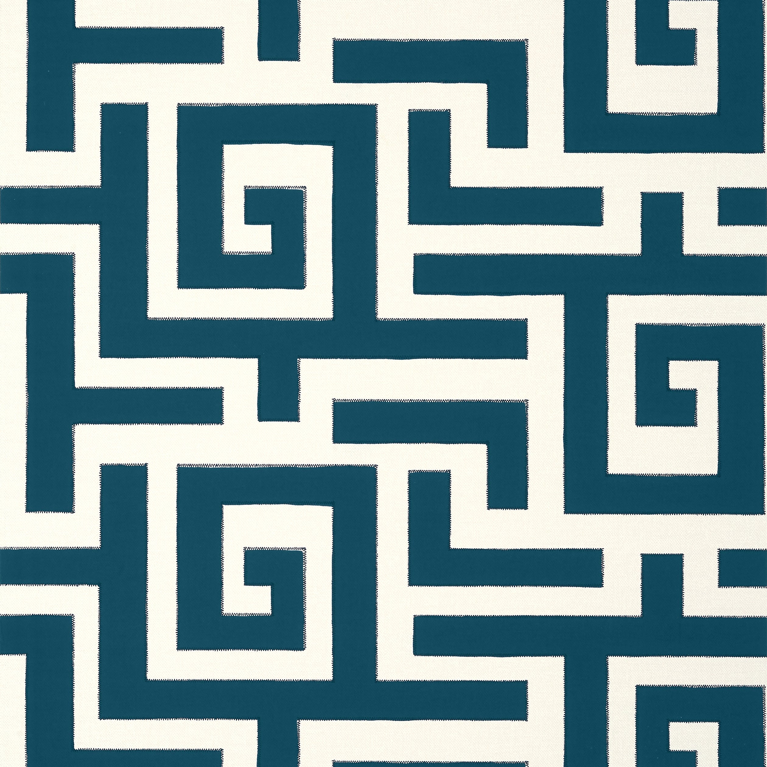 Tulum wallpaper in navy color - pattern number T13225 - by Thibaut in the Mesa collection
