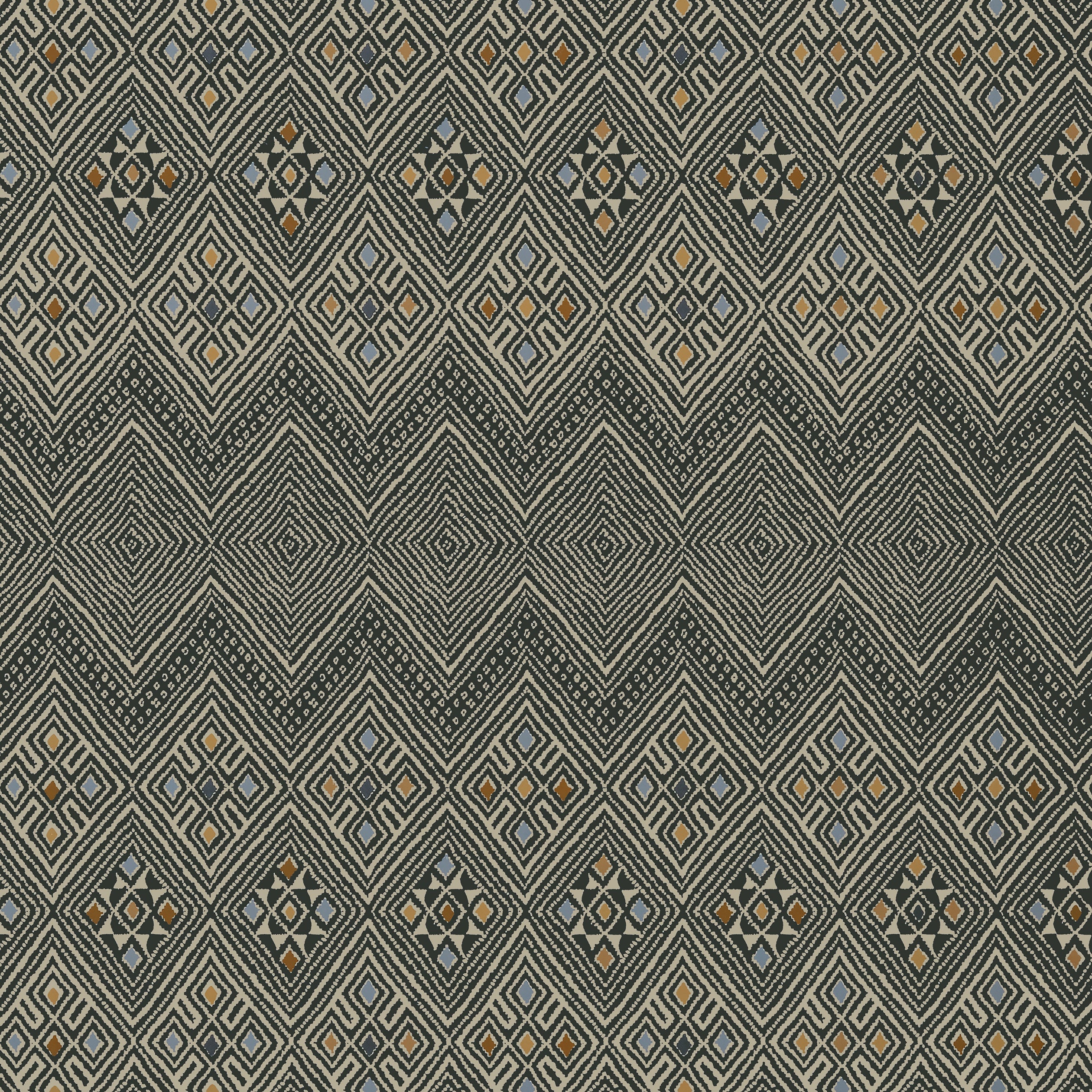 High Plains wallpaper in black color - pattern number T13228 - by Thibaut in the Mesa collection