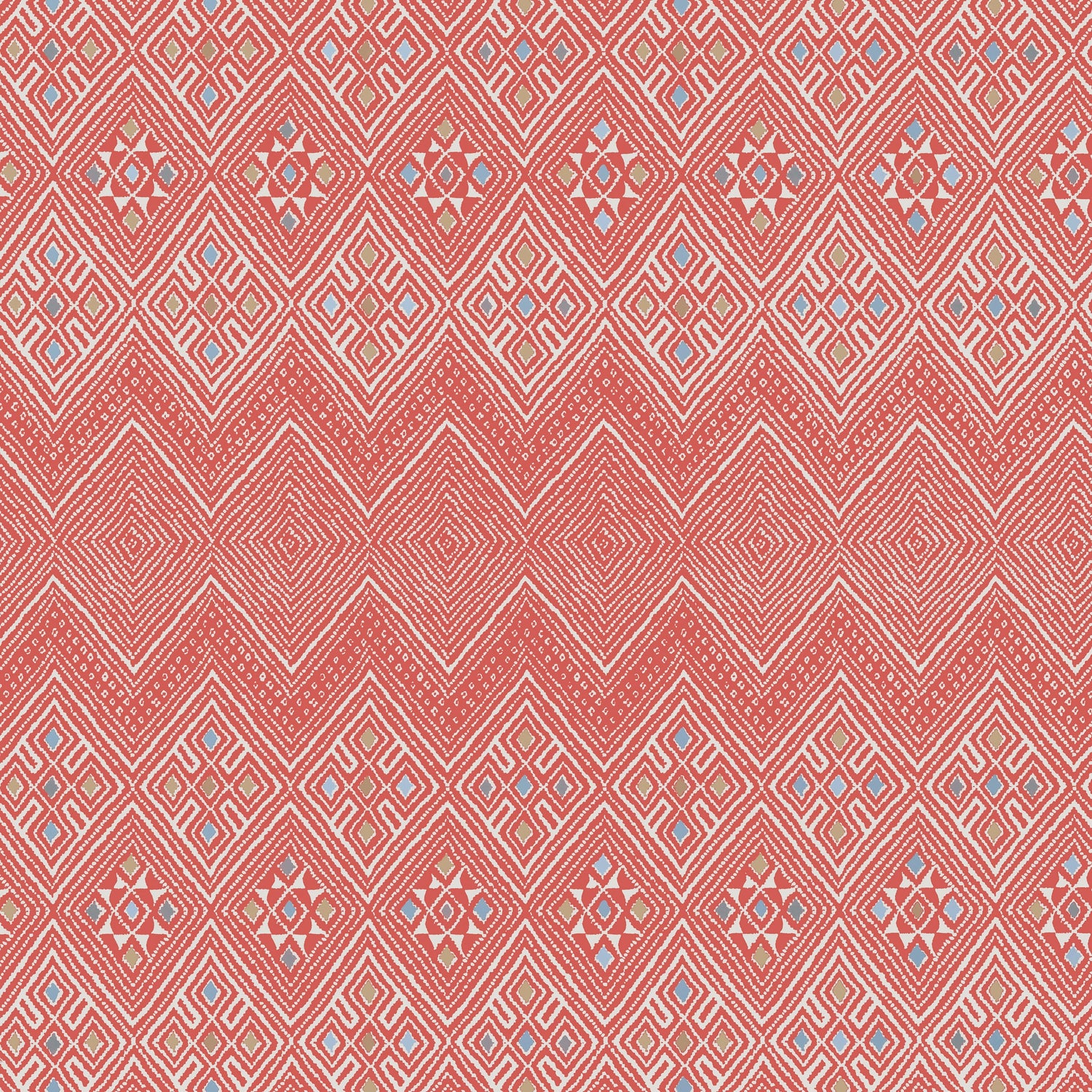 High Plains wallpaper in coral color - pattern number T13230 - by Thibaut in the Mesa collection