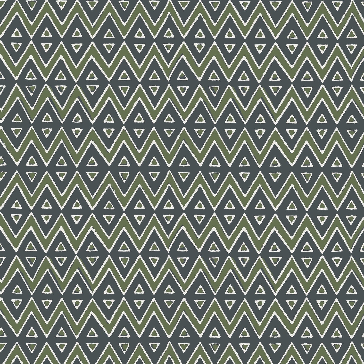 Tiburon wallpaper in green and bluestone color - pattern number T13235 - by Thibaut in the Mesa collection