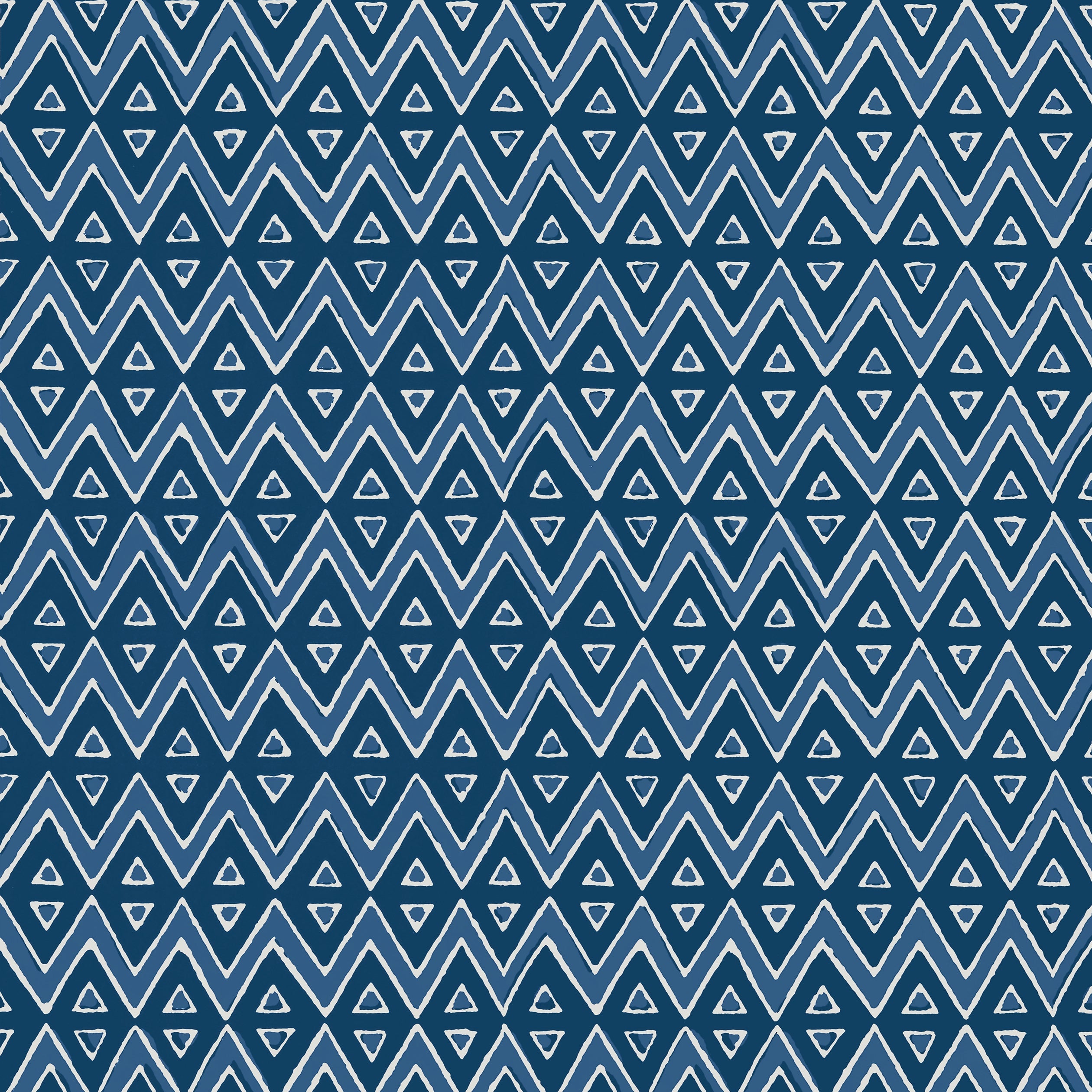 Tiburon wallpaper in navy color - pattern number T13237 - by Thibaut in the Mesa collection
