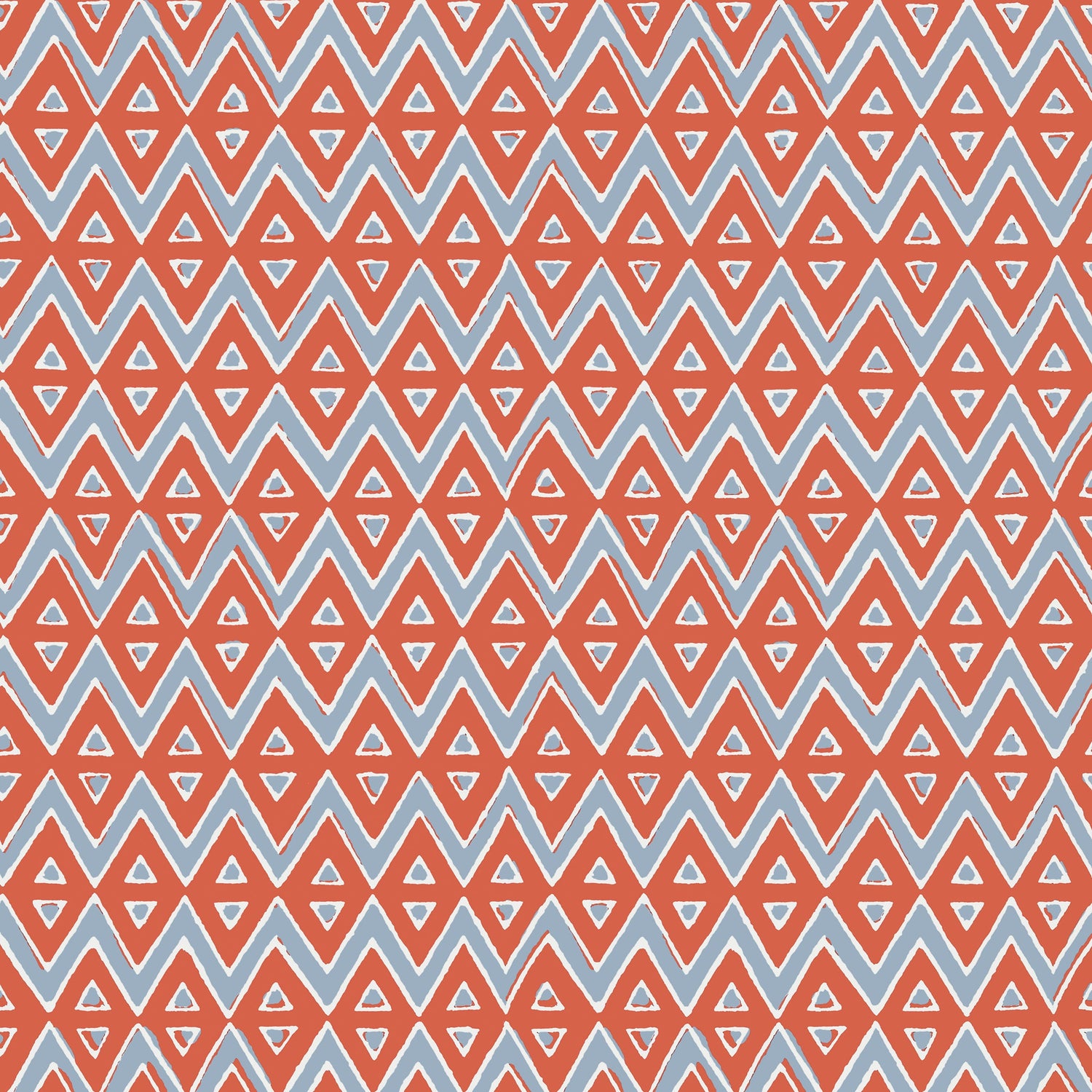 Tiburon wallpaper in coral color - pattern number T13238 - by Thibaut in the Mesa collection