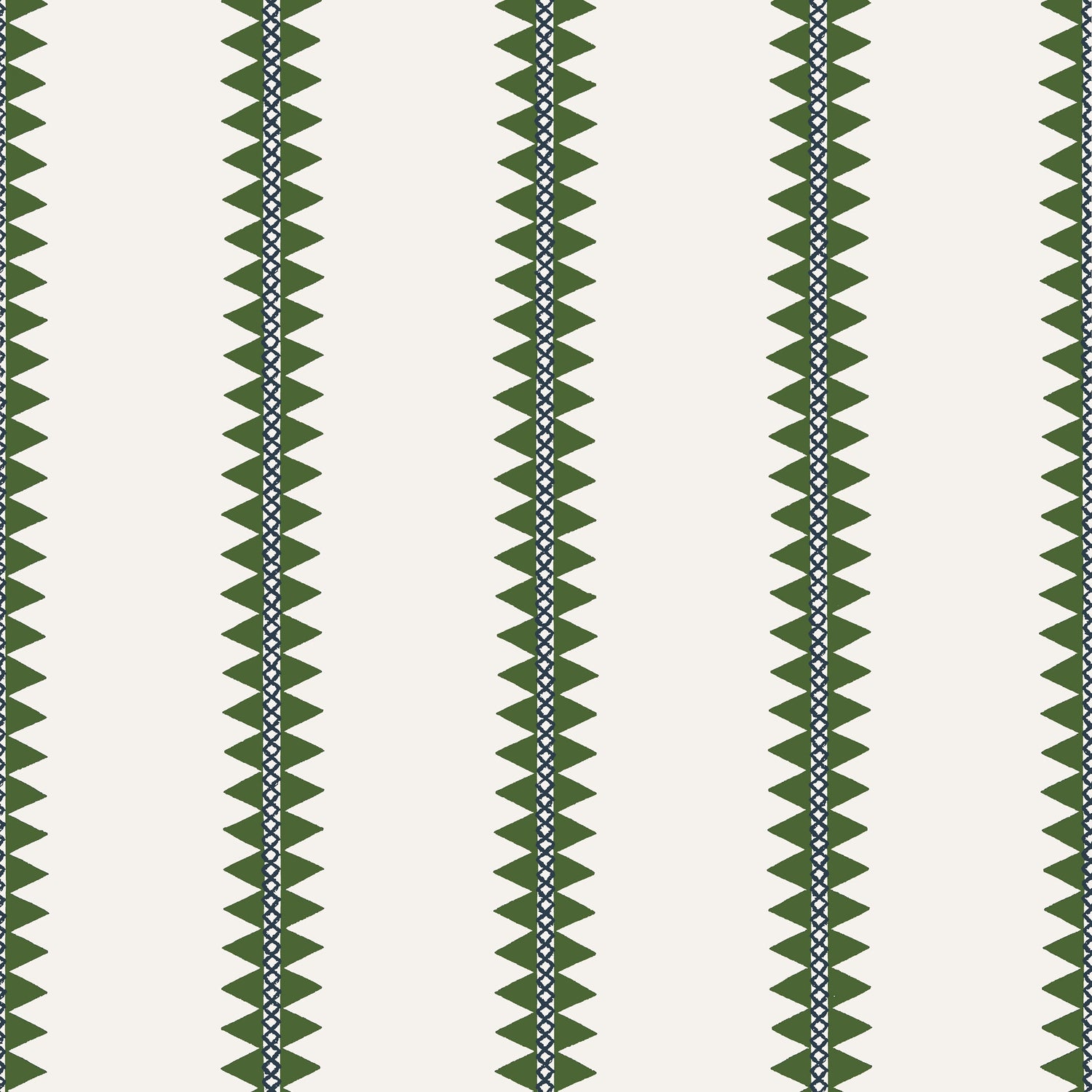 Reno Stripe wallpaper in green color - pattern number T13242 - by Thibaut in the Mesa collection