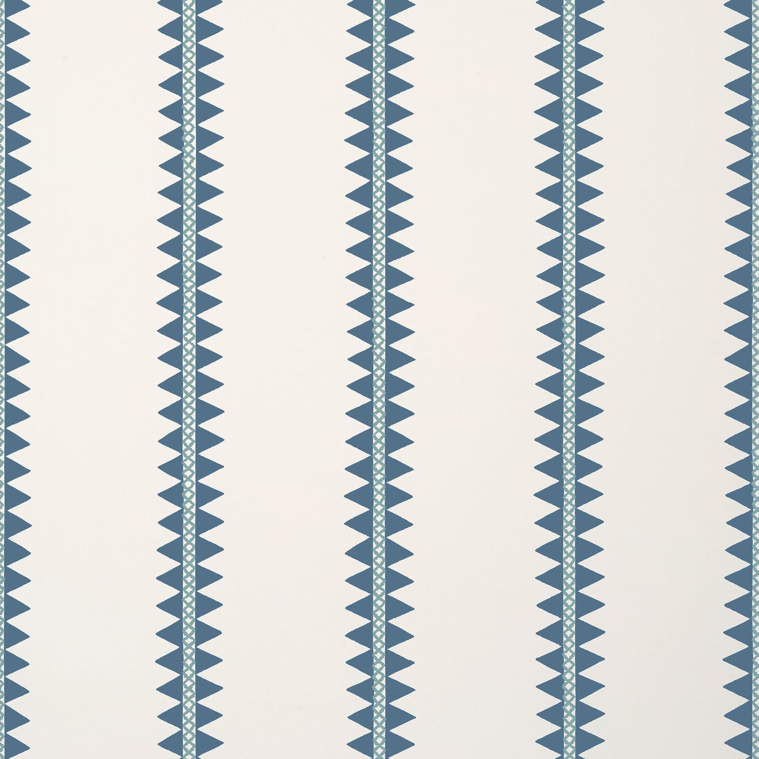 Reno Stripe wallpaper in teal color - pattern number T13243 - by Thibaut in the Mesa collection