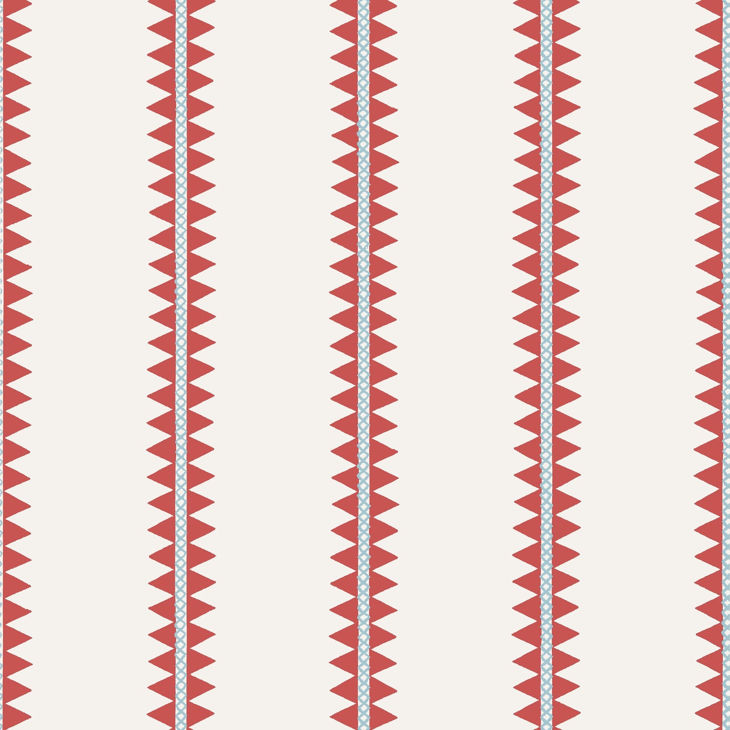 Reno Stripe wallpaper in coral color - pattern number T13245 - by Thibaut in the Mesa collection