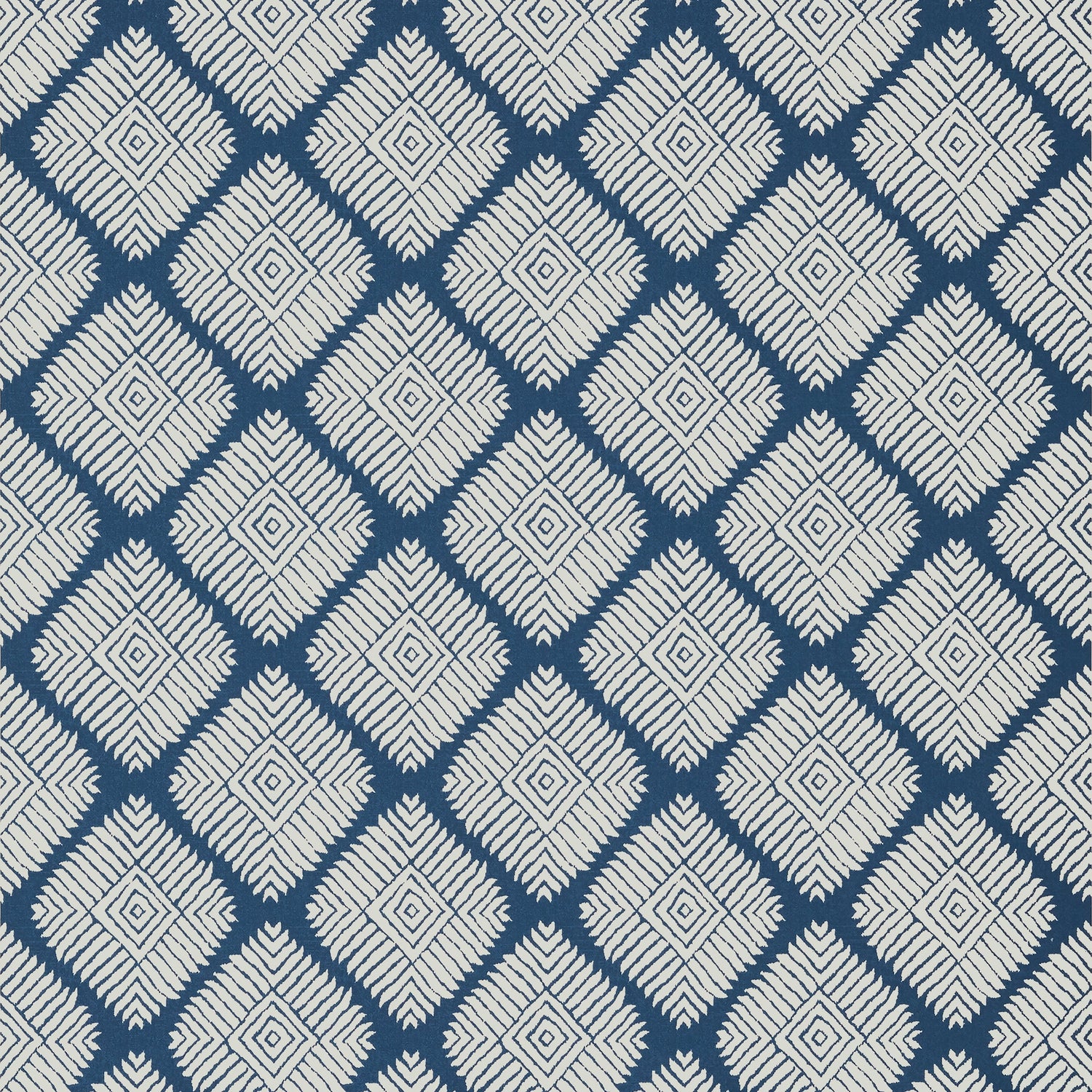 Austin Diamond wallpaper in navy color - pattern number T13249 - by Thibaut in the Mesa collection