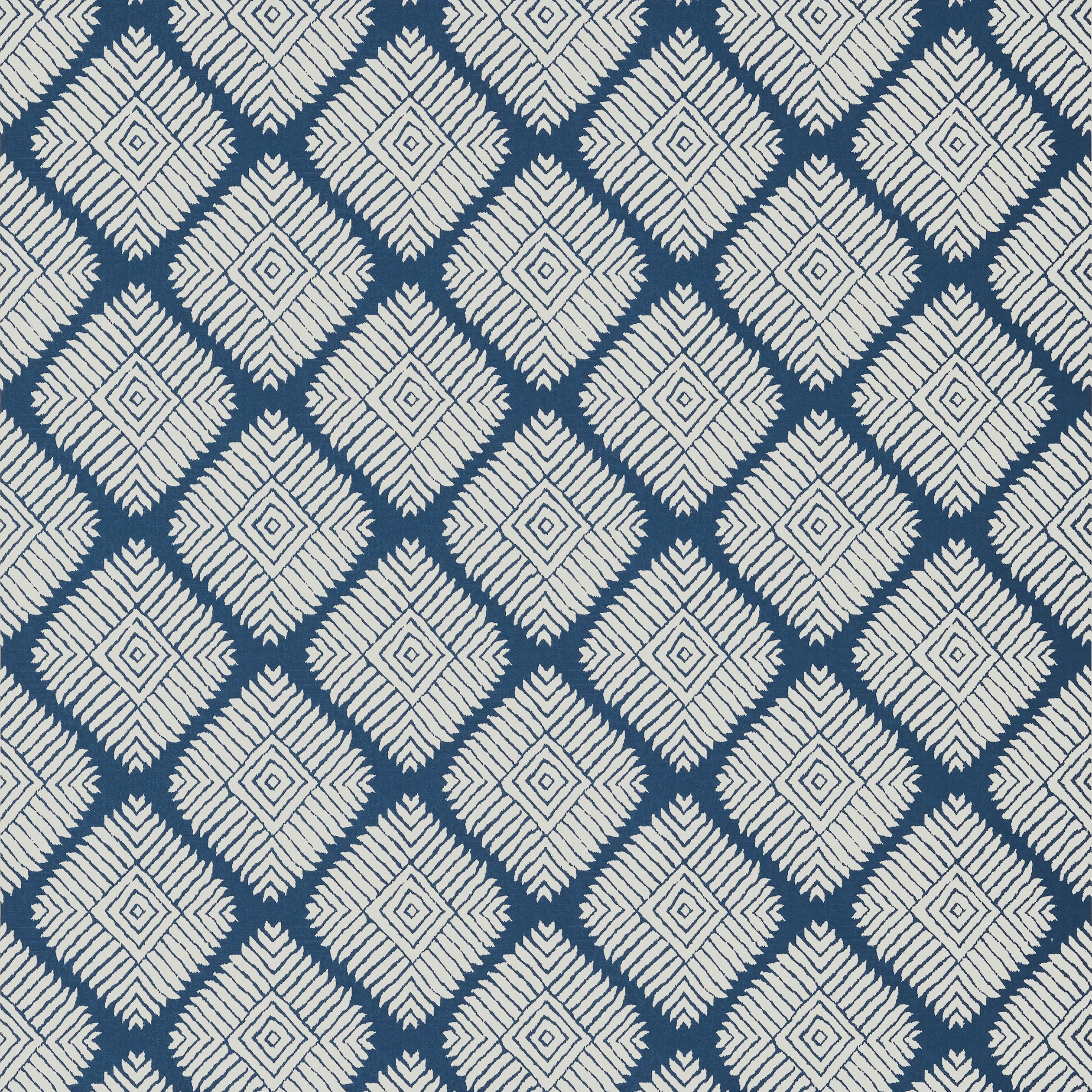 Austin Diamond wallpaper in navy color - pattern number T13249 - by Thibaut in the Mesa collection