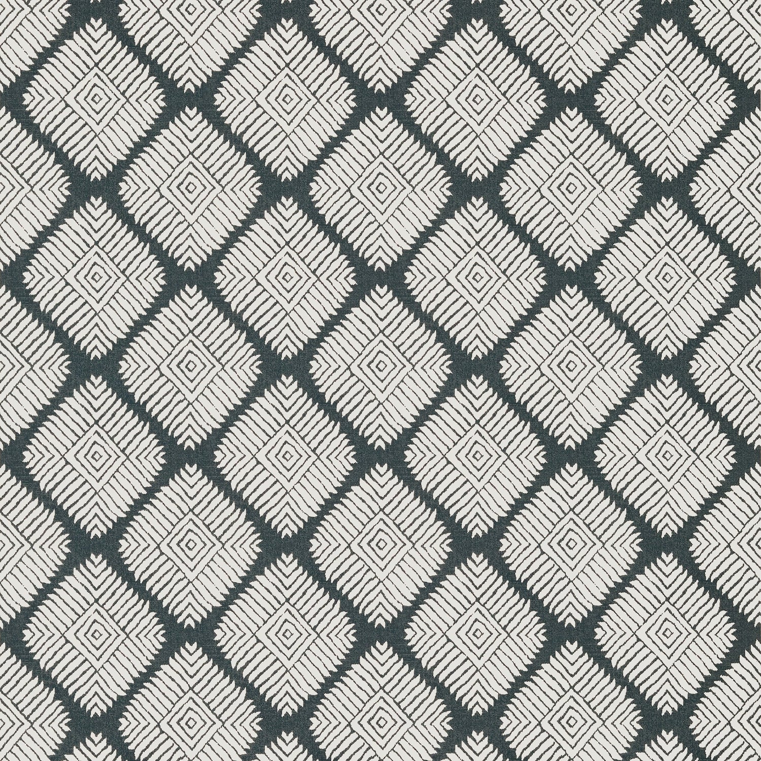 Austin Diamond wallpaper in black color - pattern number T13250 - by Thibaut in the Mesa collection