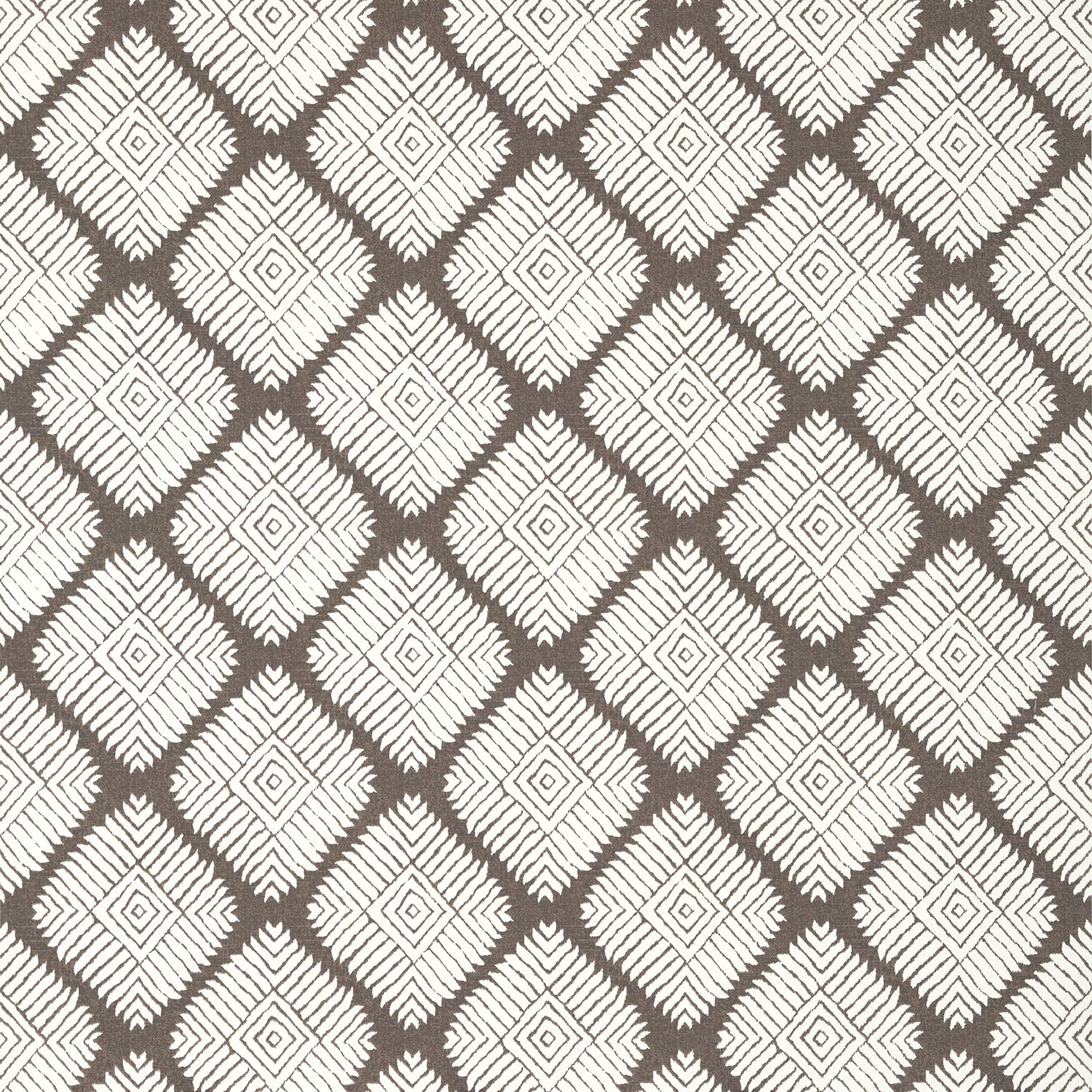 Austin Diamond wallpaper in brown color - pattern number T13252 - by Thibaut in the Mesa collection
