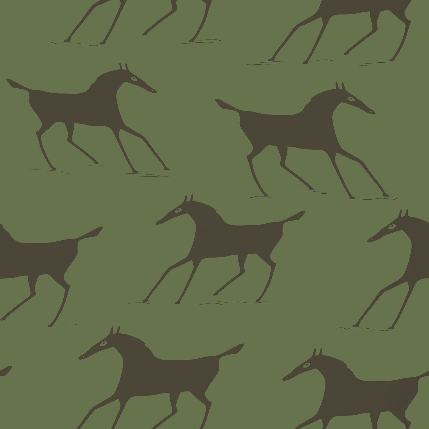 Marlborough Downs wallpaper in green color - pattern number T13264 - by Thibaut in the Mesa collection