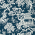 Japanese Garden wallpaper in navy color - pattern number T13307 - by Thibaut in the Pavilion collection