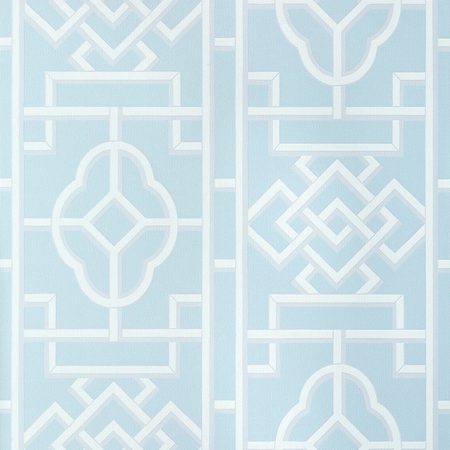 Gateway wallpaper in spa blue color - pattern number T13311 - by Thibaut in the Pavilion collection