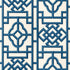 Gateway wallpaper in navy color - pattern number T13314 - by Thibaut in the Pavilion collection