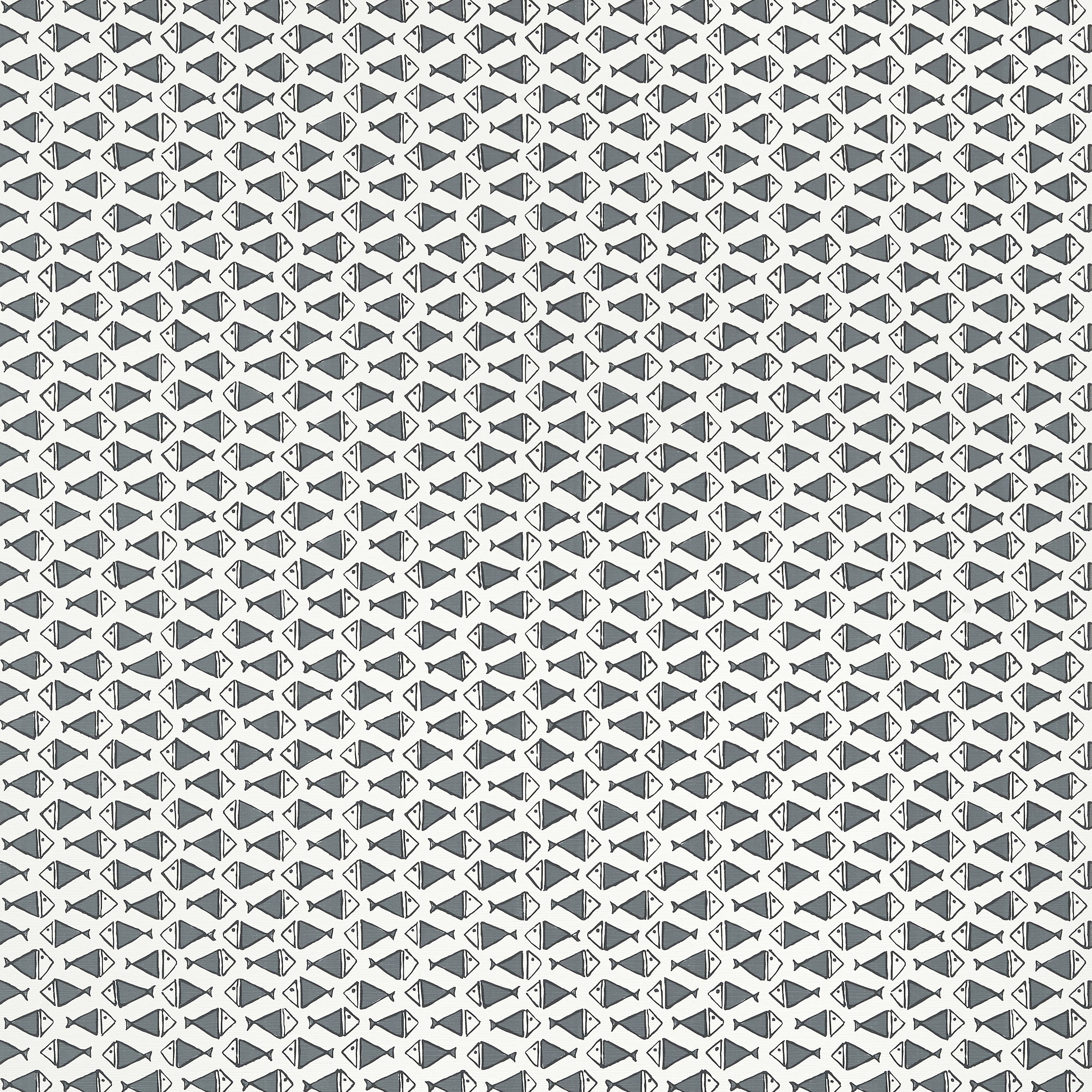 Pisces wallpaper in black color - pattern number T13328 - by Thibaut in the Pavilion collection