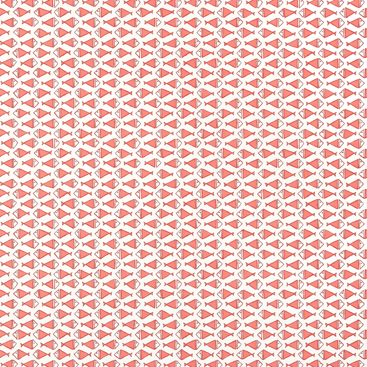 Pisces wallpaper in coral color - pattern number T13329 - by Thibaut in the Pavilion collection