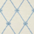 Turnberry Trellis wallpaper in beige and blue color - pattern number T13351 - by Thibaut in the Pavilion collection