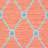 Turnberry Trellis wallpaper in coral color - pattern number T13353 - by Thibaut in the Pavilion collection