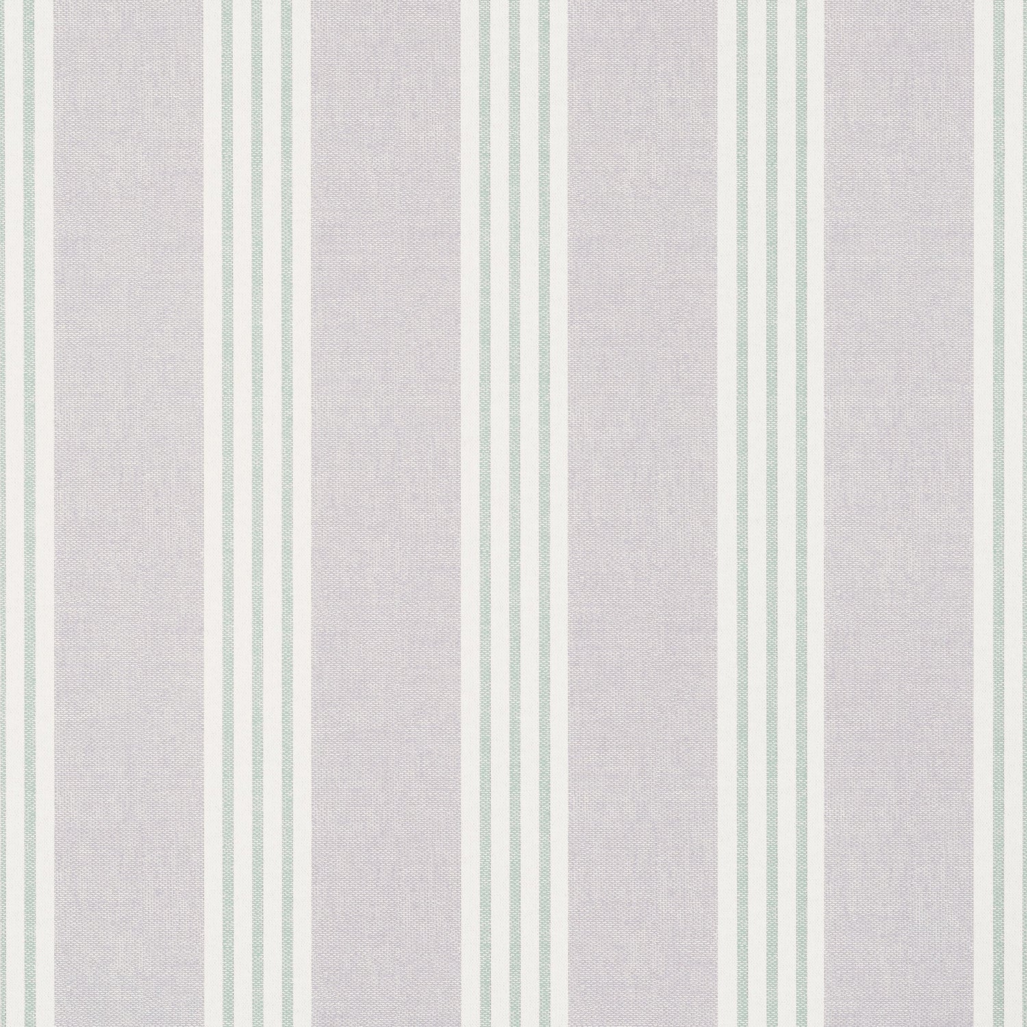 Canvas Stripe wallpaper in lavender color - pattern number T13363 - by Thibaut in the Pavilion collection