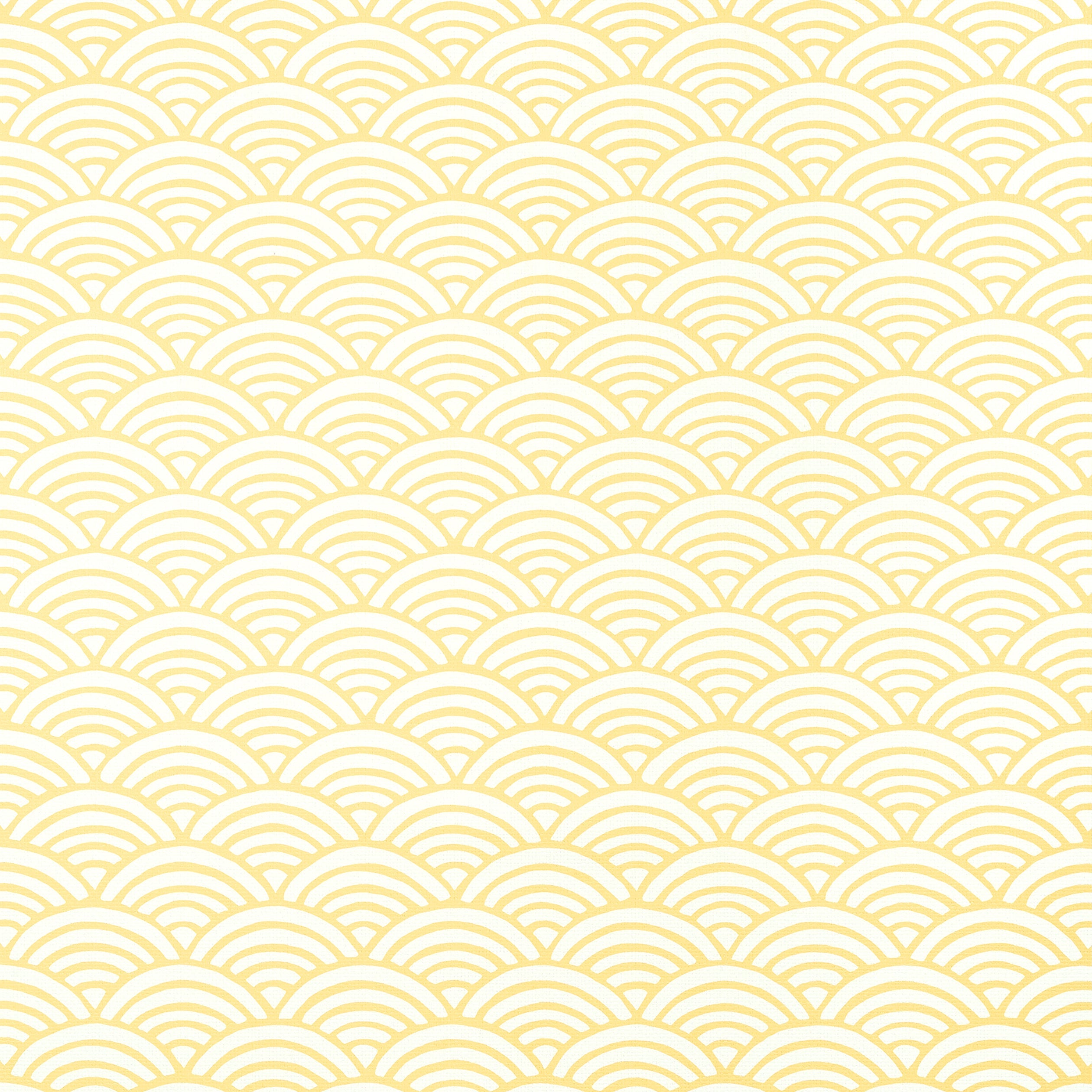 Maris wallpaper in yellow color - pattern number T13374 - by Thibaut in the Pavilion collection