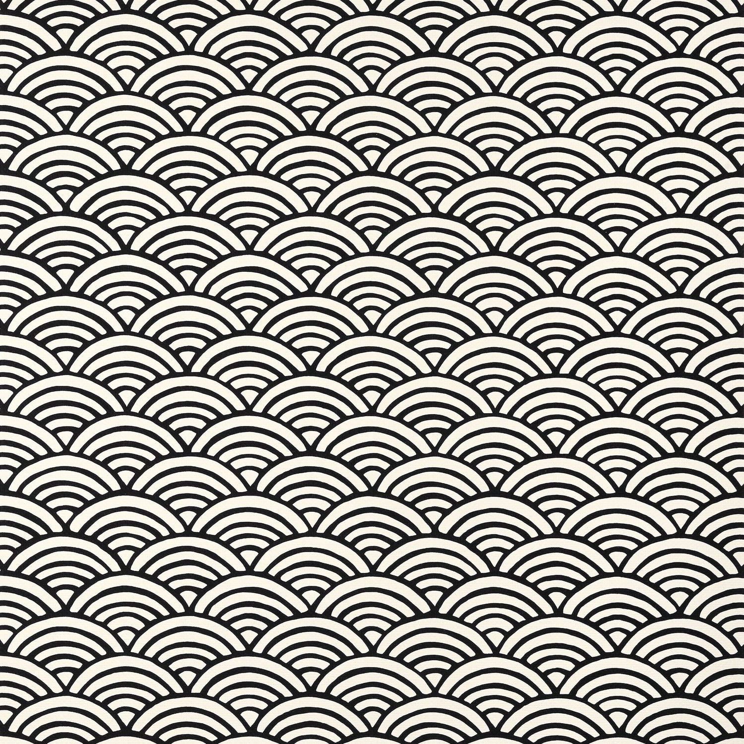 Maris wallpaper in black color - pattern number T13379 - by Thibaut in the Pavilion collection