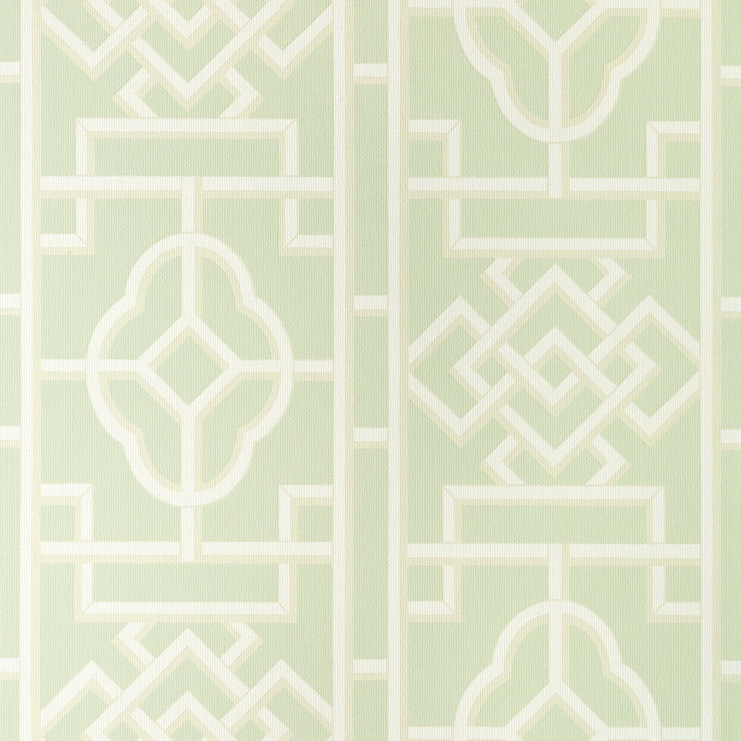 Gateway wallpaper in green color - pattern number T13390 - by Thibaut in the Pavilion collection