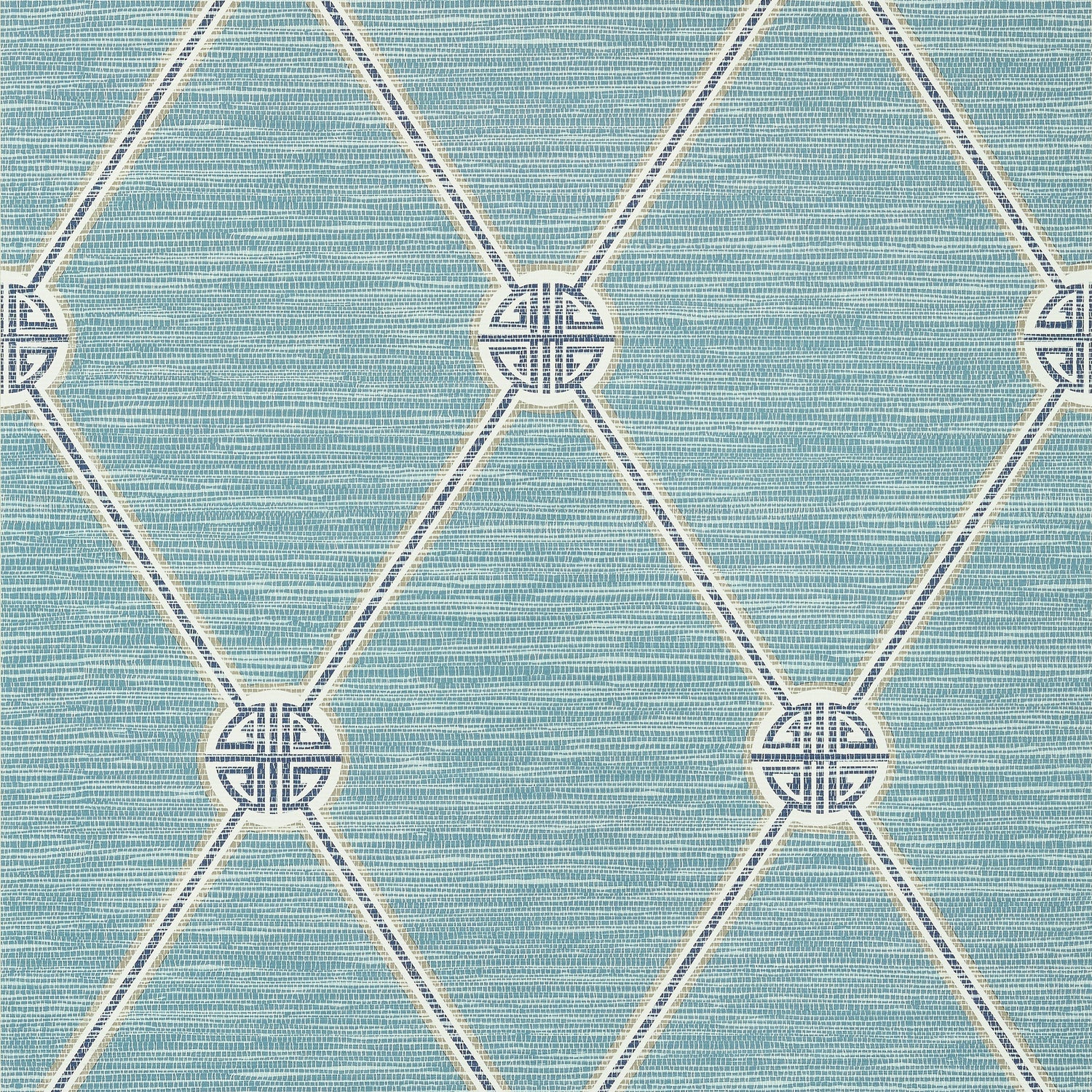 Turnberry Trellis wallpaper in mineral color - pattern number T13391 - by Thibaut in the Pavilion collection