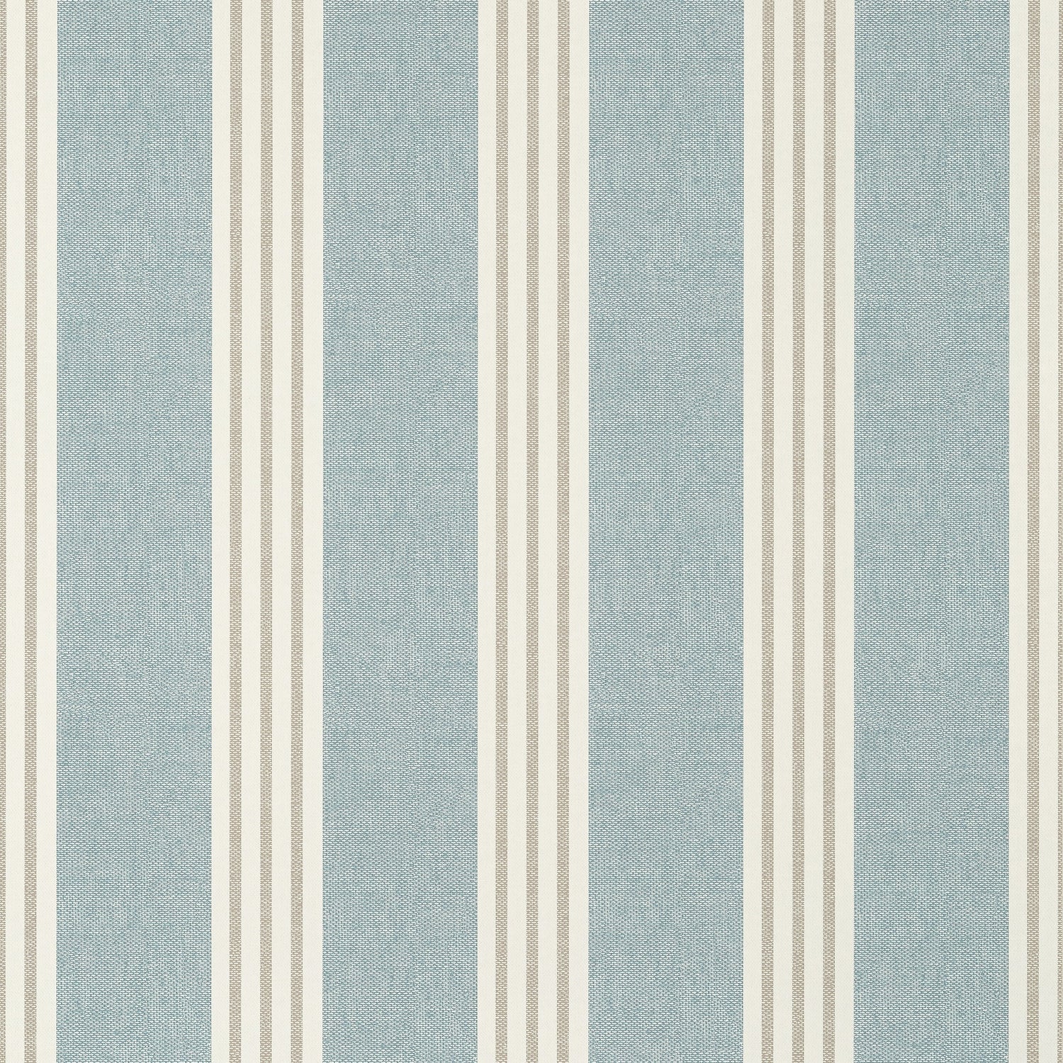 Canvas Stripe wallpaper in mineral color - pattern number T13392 - by Thibaut in the Pavilion collection
