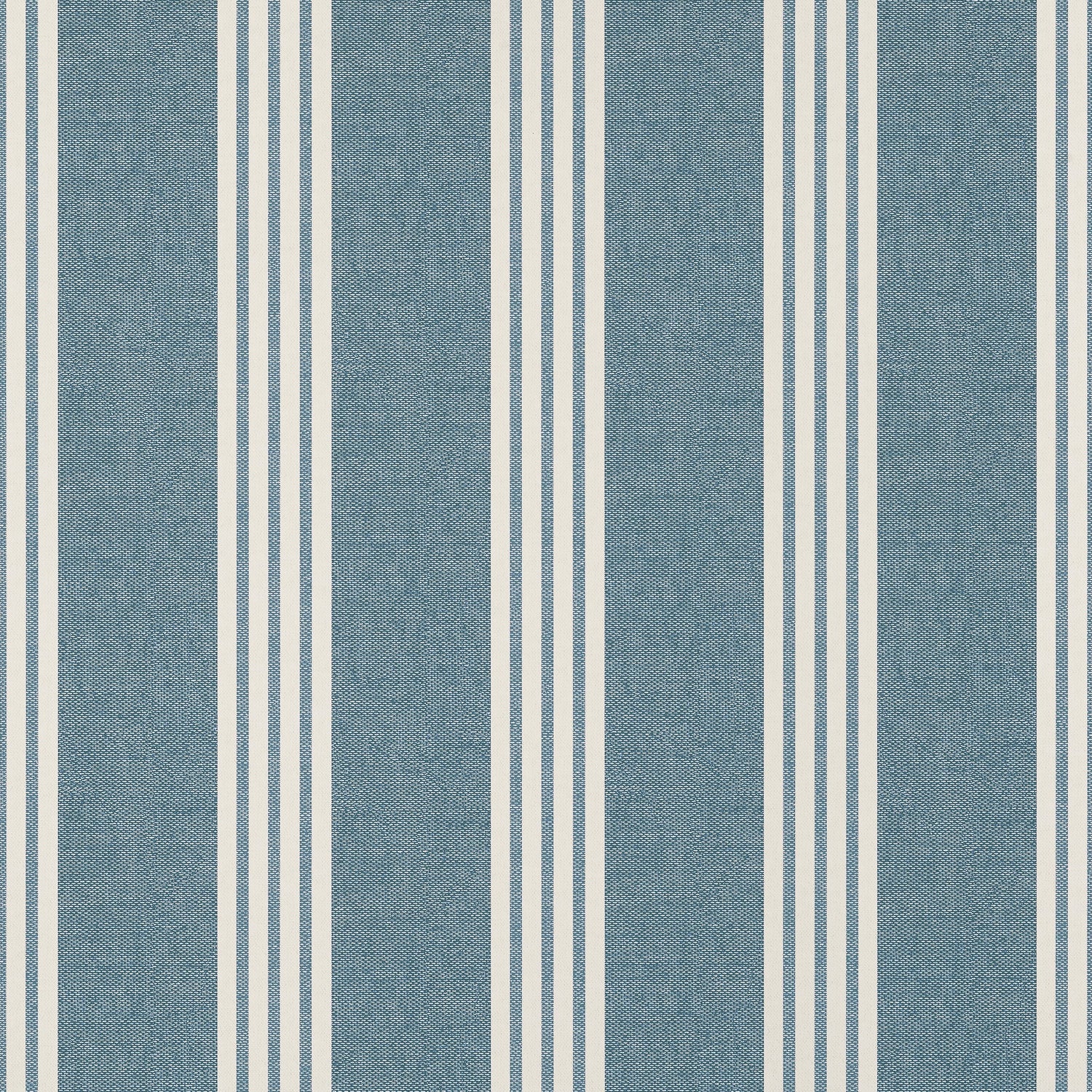 Canvas Stripe wallpaper in navy color - pattern number T13393 - by Thibaut in the Pavilion collection