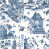 Grand Palace wallpaper in blue and white color - pattern number T13614 - by Thibaut in the Grand Palace collection