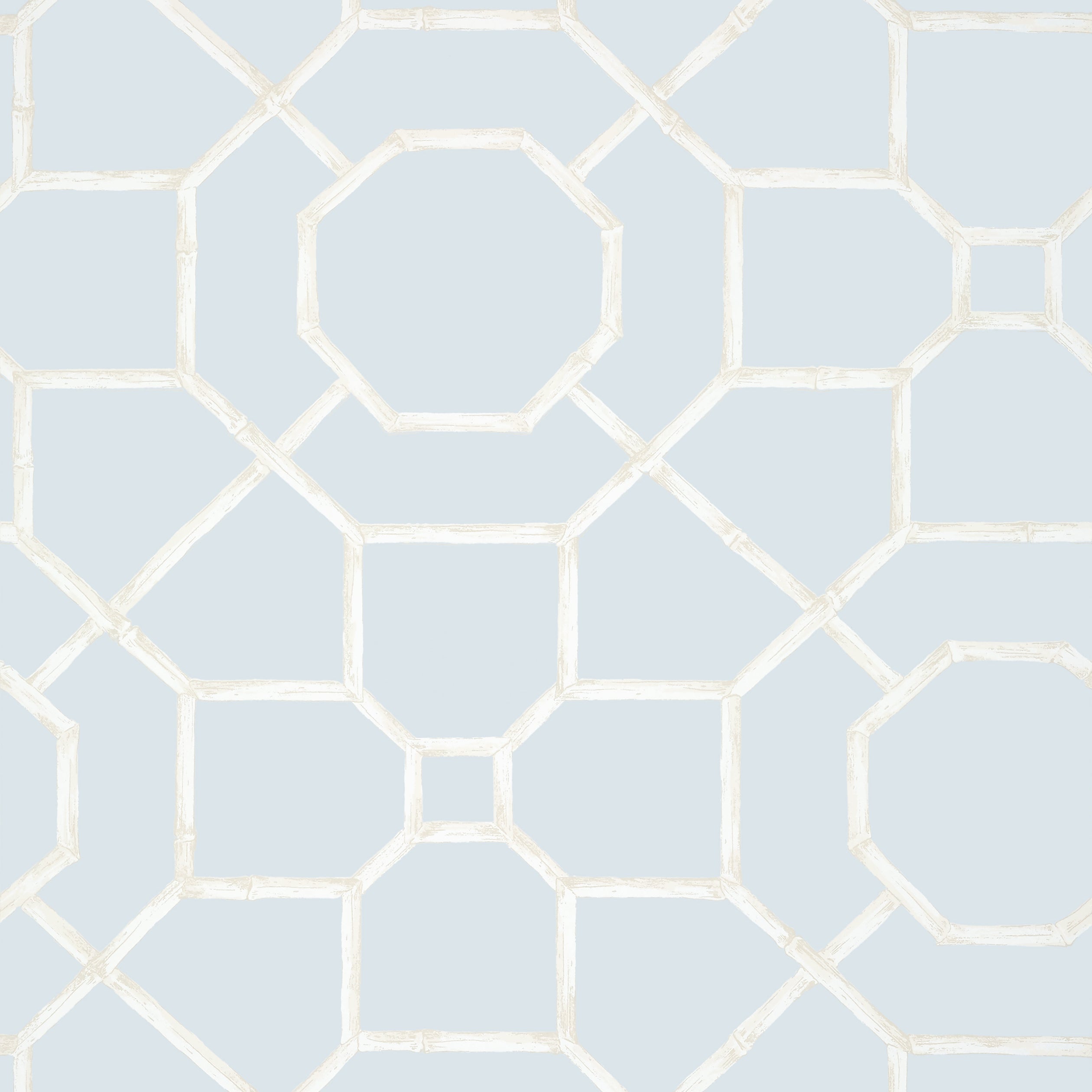Arbor wallpaper in spa blue color - pattern number T13670 - by Thibaut in the Grand Palace collection