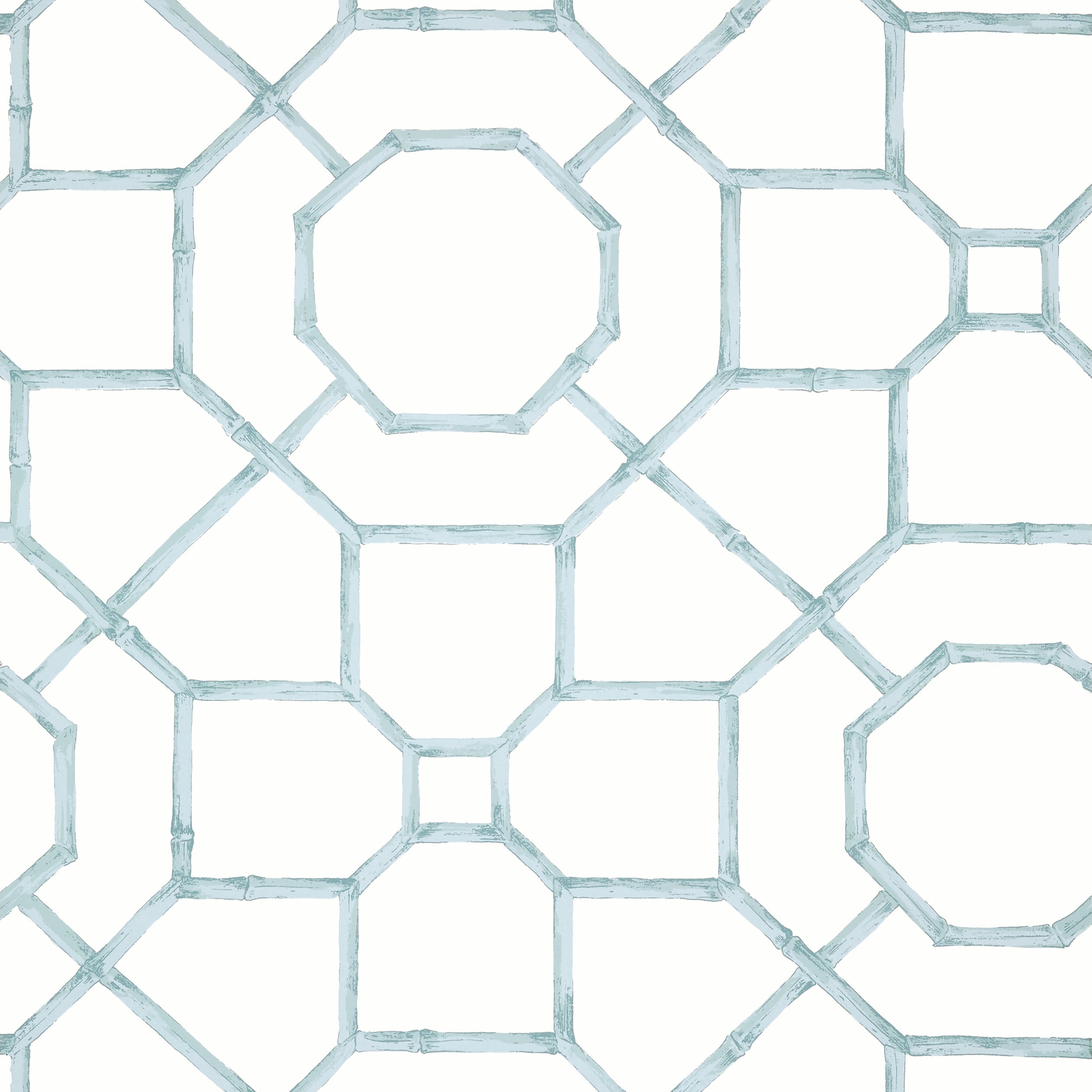 Arbor wallpaper in mist color - pattern number T13671 - by Thibaut in the Grand Palace collection