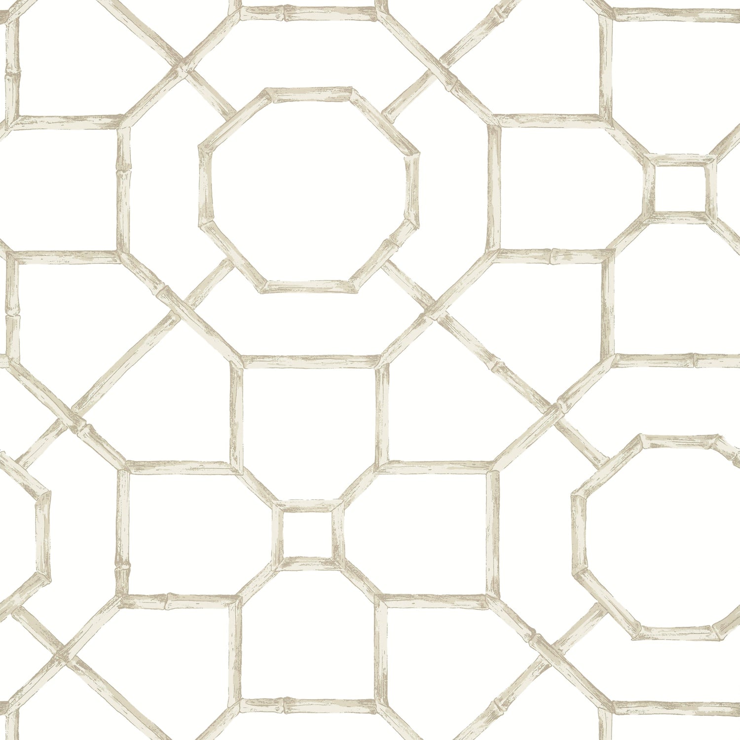 Arbor wallpaper in flax color - pattern number T13675 - by Thibaut in the Grand Palace collection