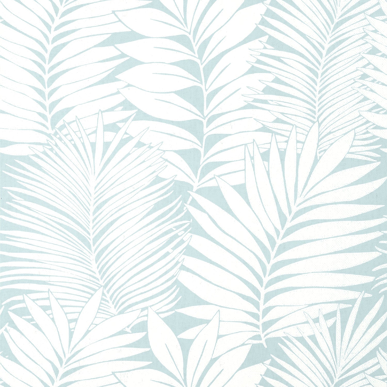 Siesta Key wallpaper in spa blue color - pattern number T13929 - by Thibaut in the Palm Grove collection