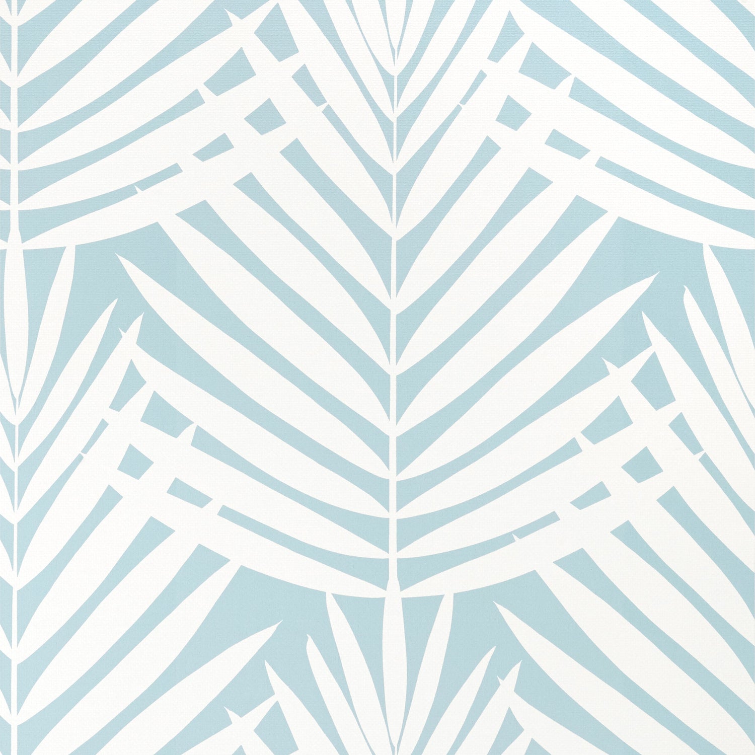 Croatia wallpaper in spa blue color - pattern number T13936 - by Thibaut in the Palm Grove collection