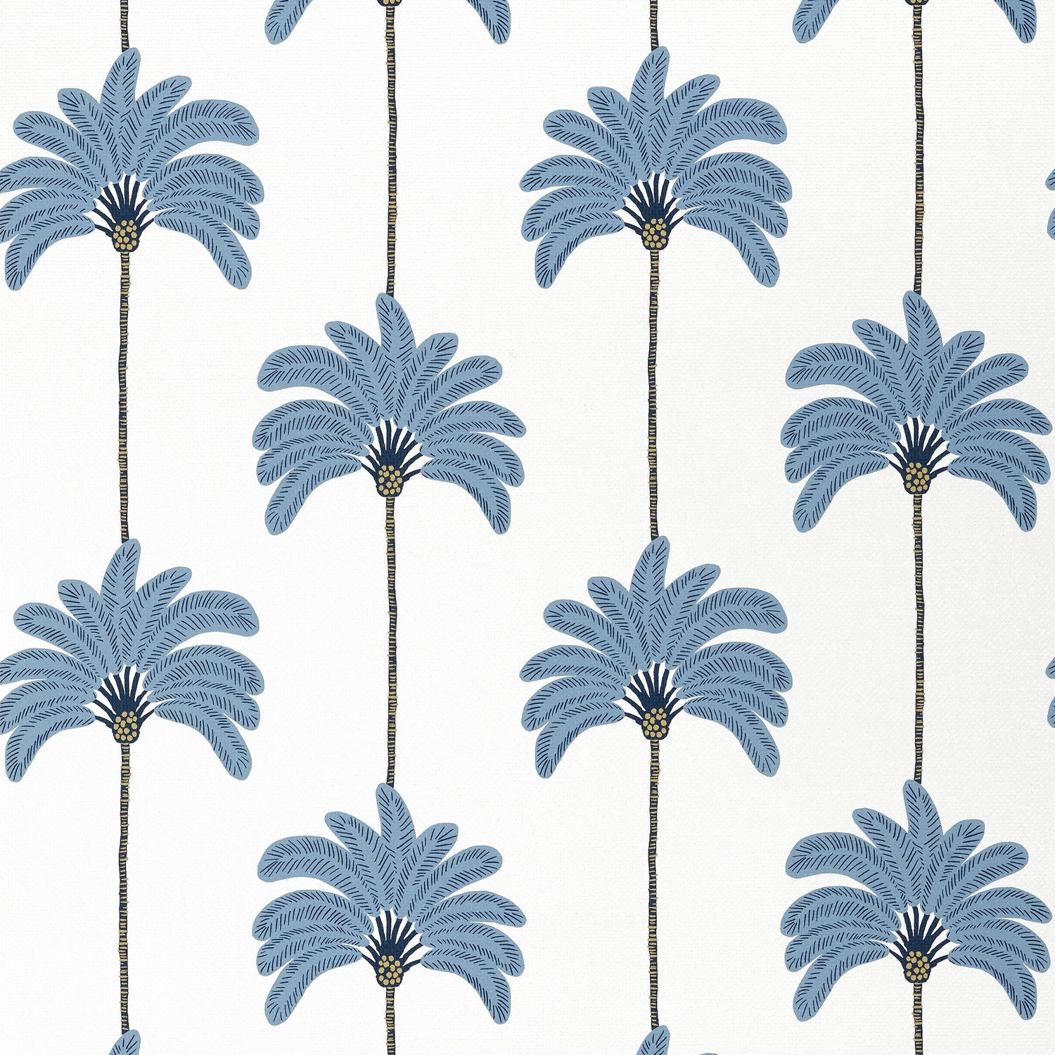 Sunset Boulevard wallpaper in blue color - pattern number T13944 - by Thibaut in the Palm Grove collection