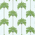 Sunset Boulevard wallpaper in green and blue color - pattern number T13946 - by Thibaut in the Palm Grove collection
