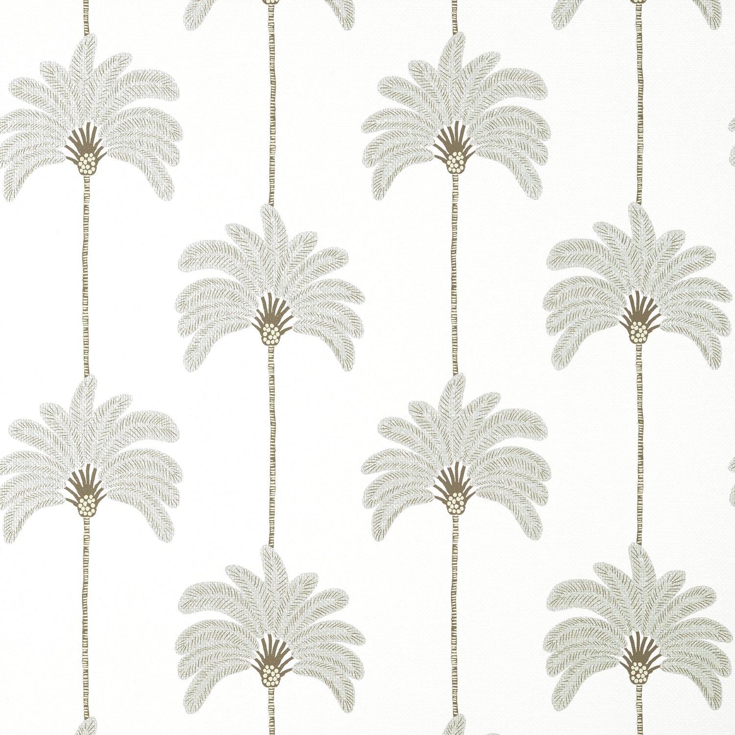 Sunset Boulevard wallpaper in metallic silver color - pattern number T13947 - by Thibaut in the Palm Grove collection