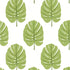 Monstera wallpaper in apple green color - pattern number T13955 - by Thibaut in the Palm Grove collection