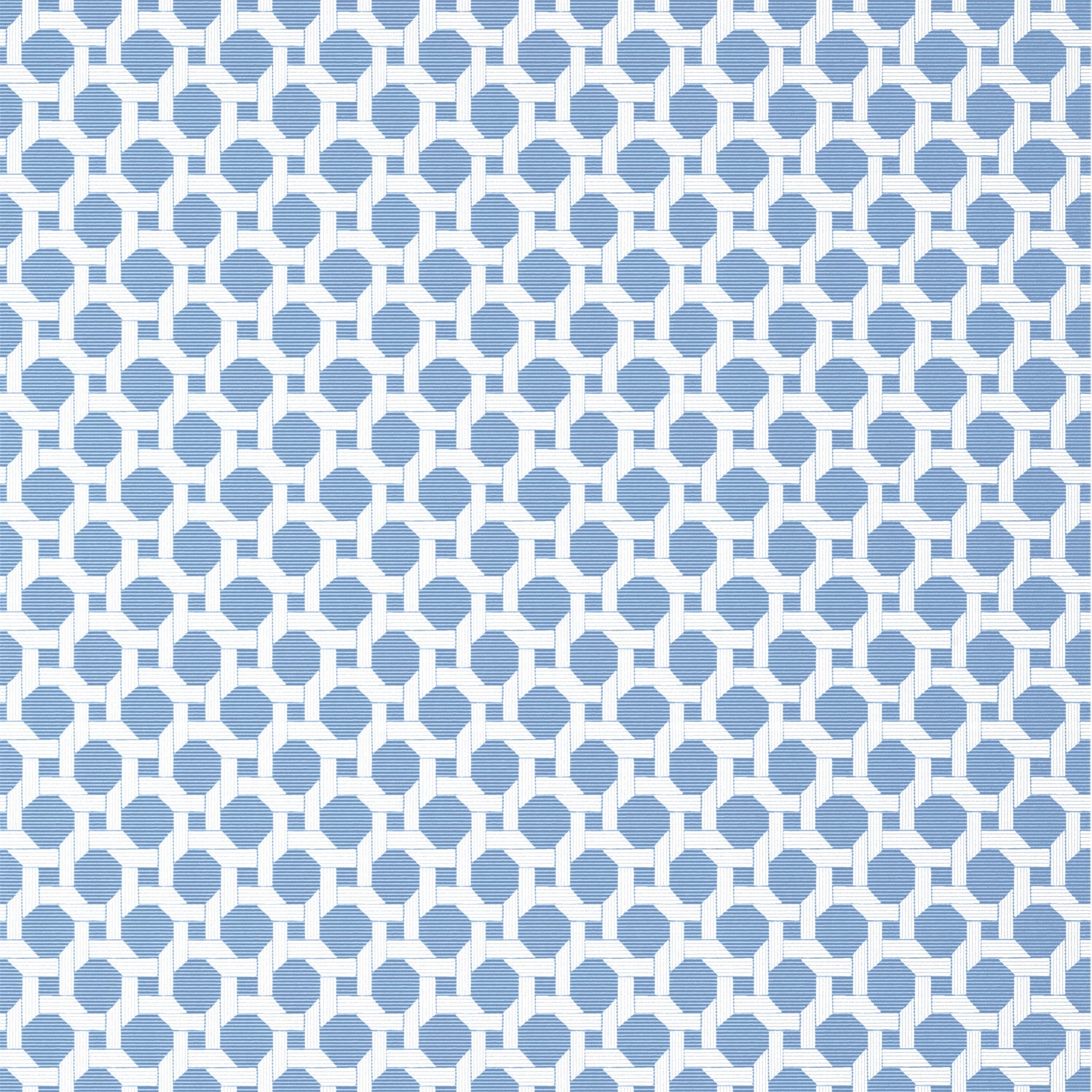 Charter wallpaper in blue color - pattern number T13962 - by Thibaut in the Palm Grove collection