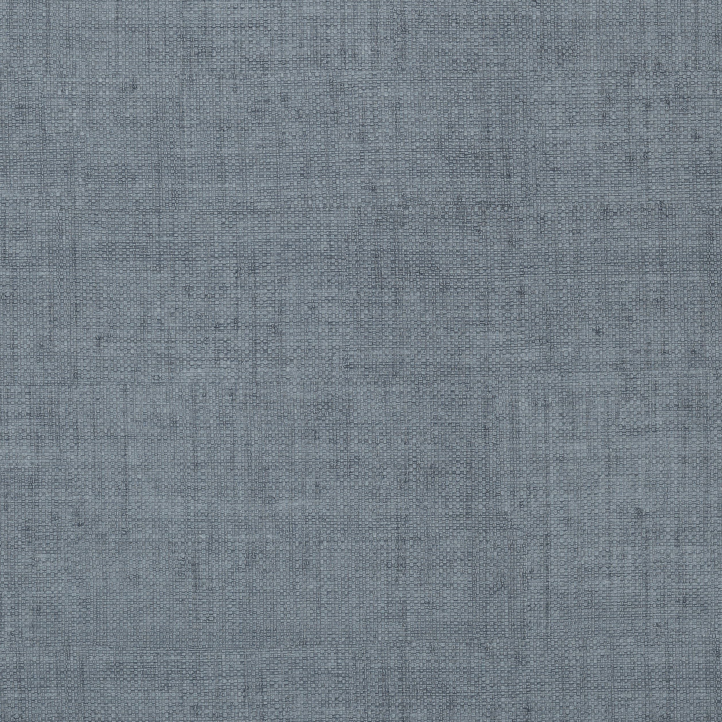 Bankun Raffia wallpaper in blue color - pattern number T14144 - by Thibaut in the Texture Resource Volume 8 collection