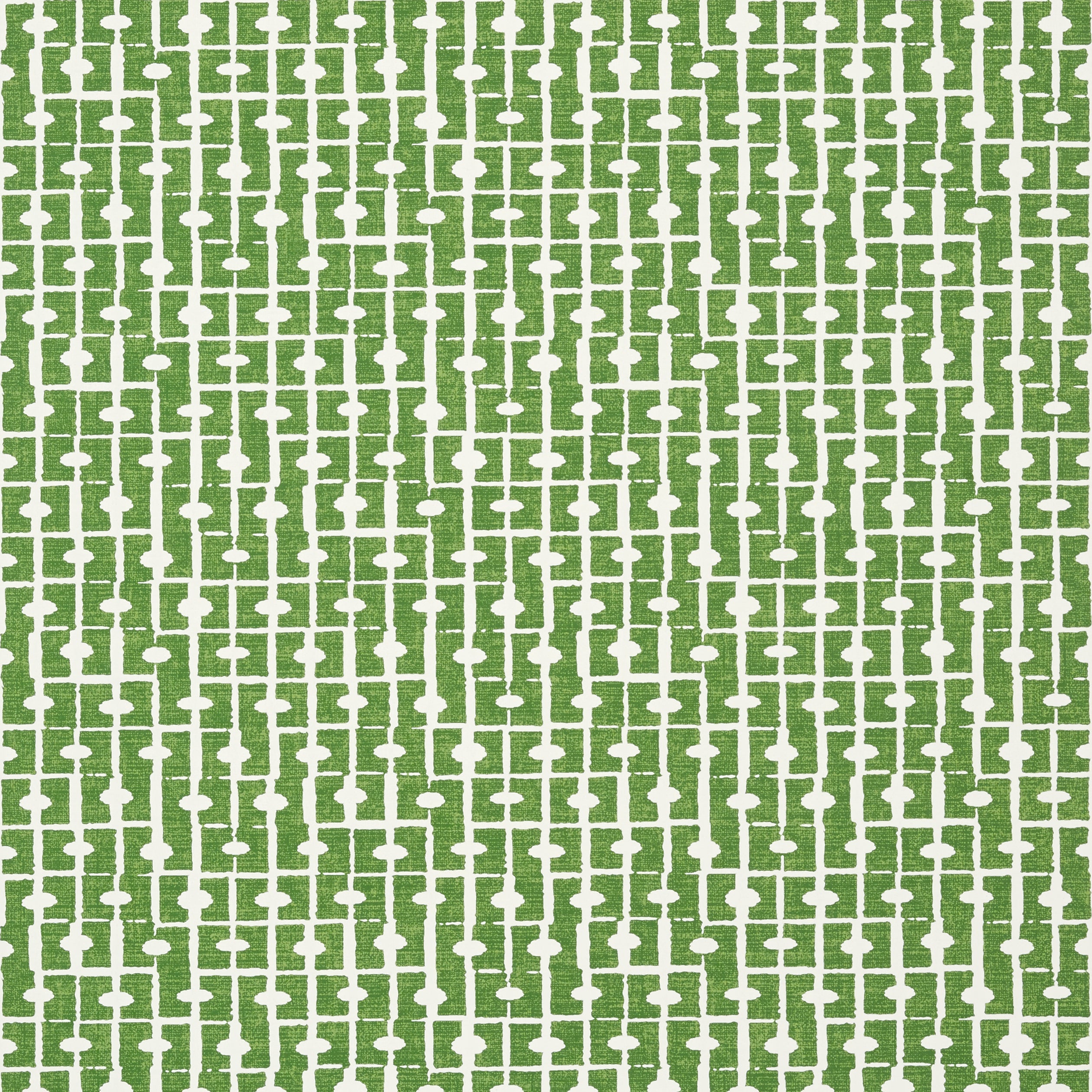 Haven fabric in green color - pattern number T14309 - by Thibaut in the Canopy collection