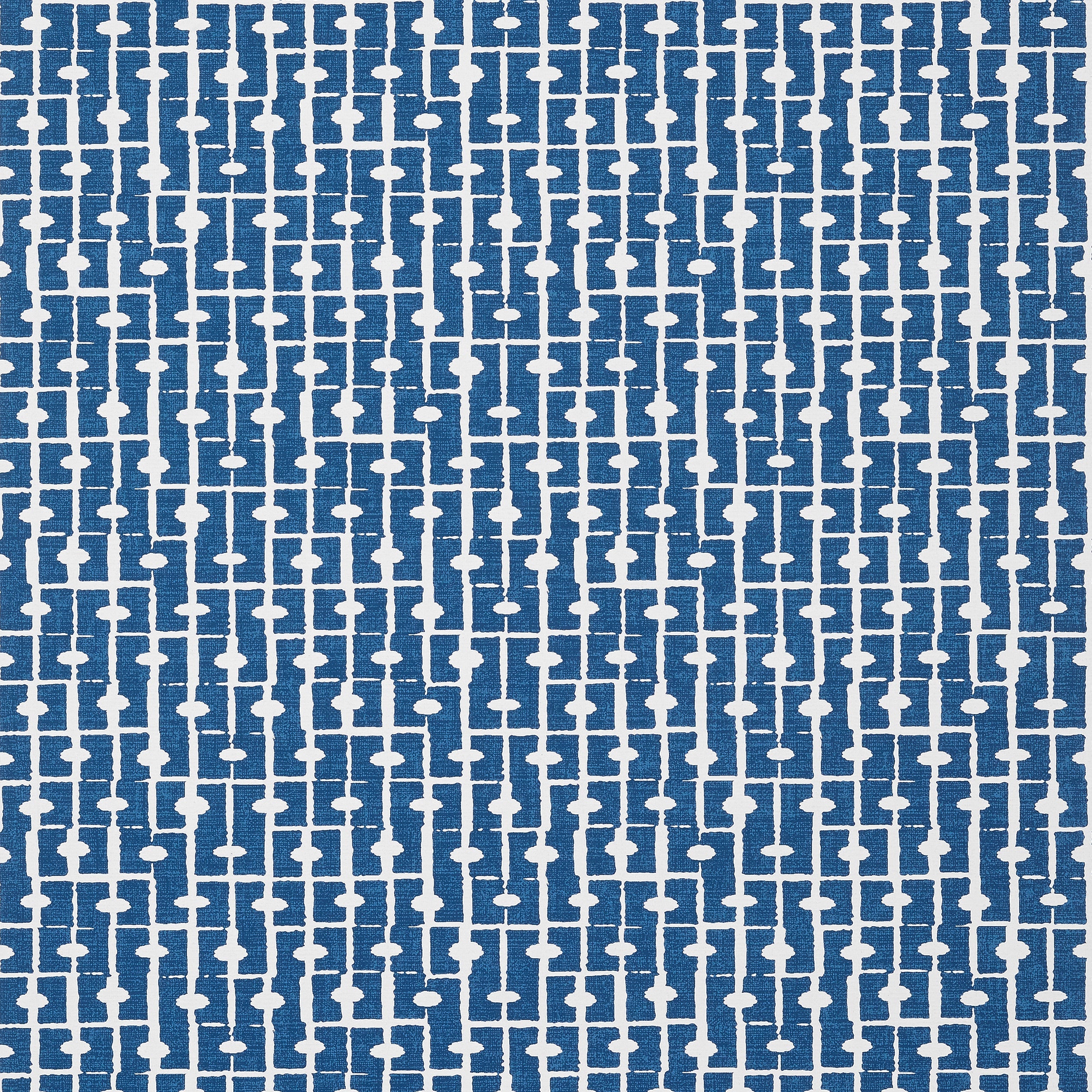 Haven fabric in navy color - pattern number T14310 - by Thibaut in the Canopy collection