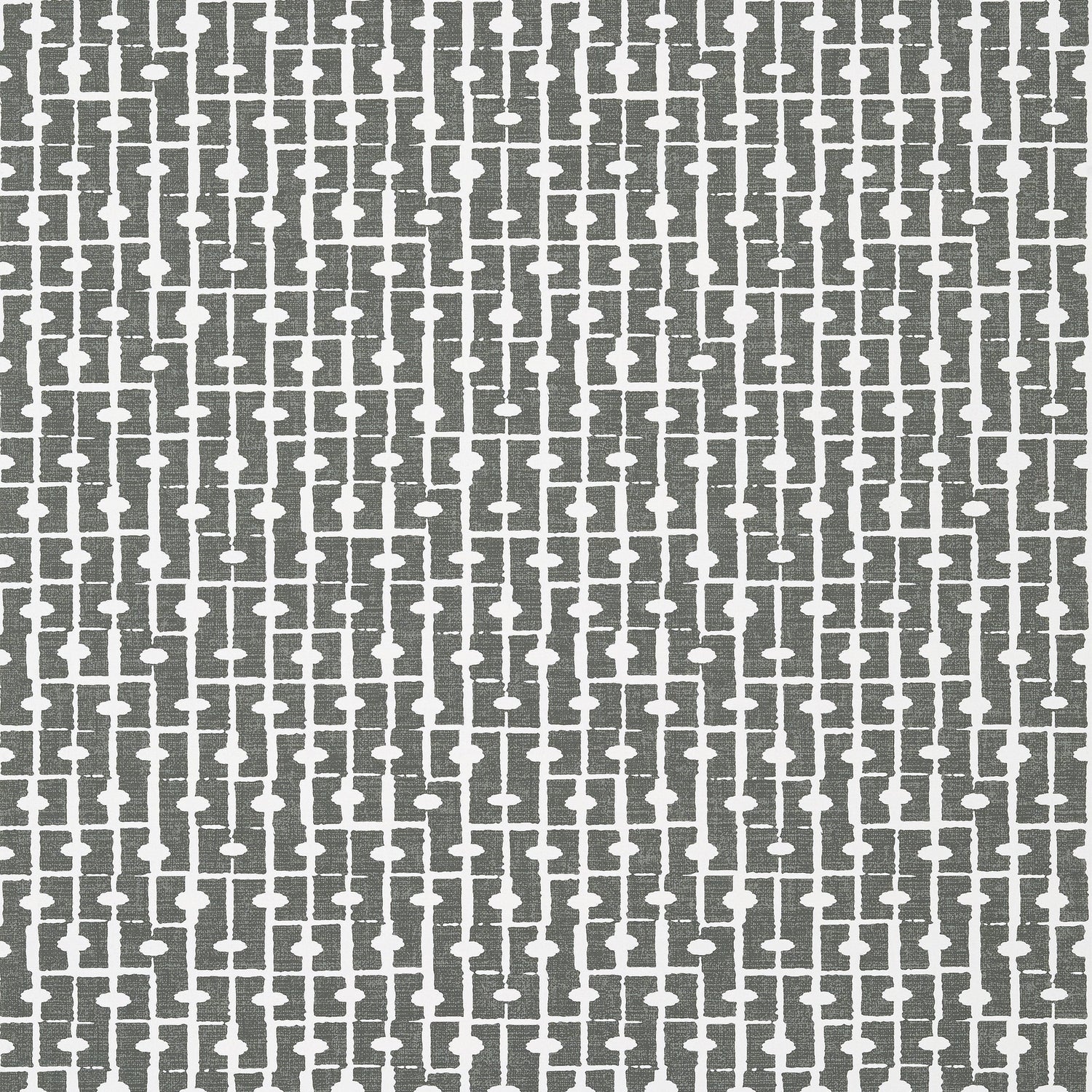 Haven fabric in grey color - pattern number T14311 - by Thibaut in the Canopy collection