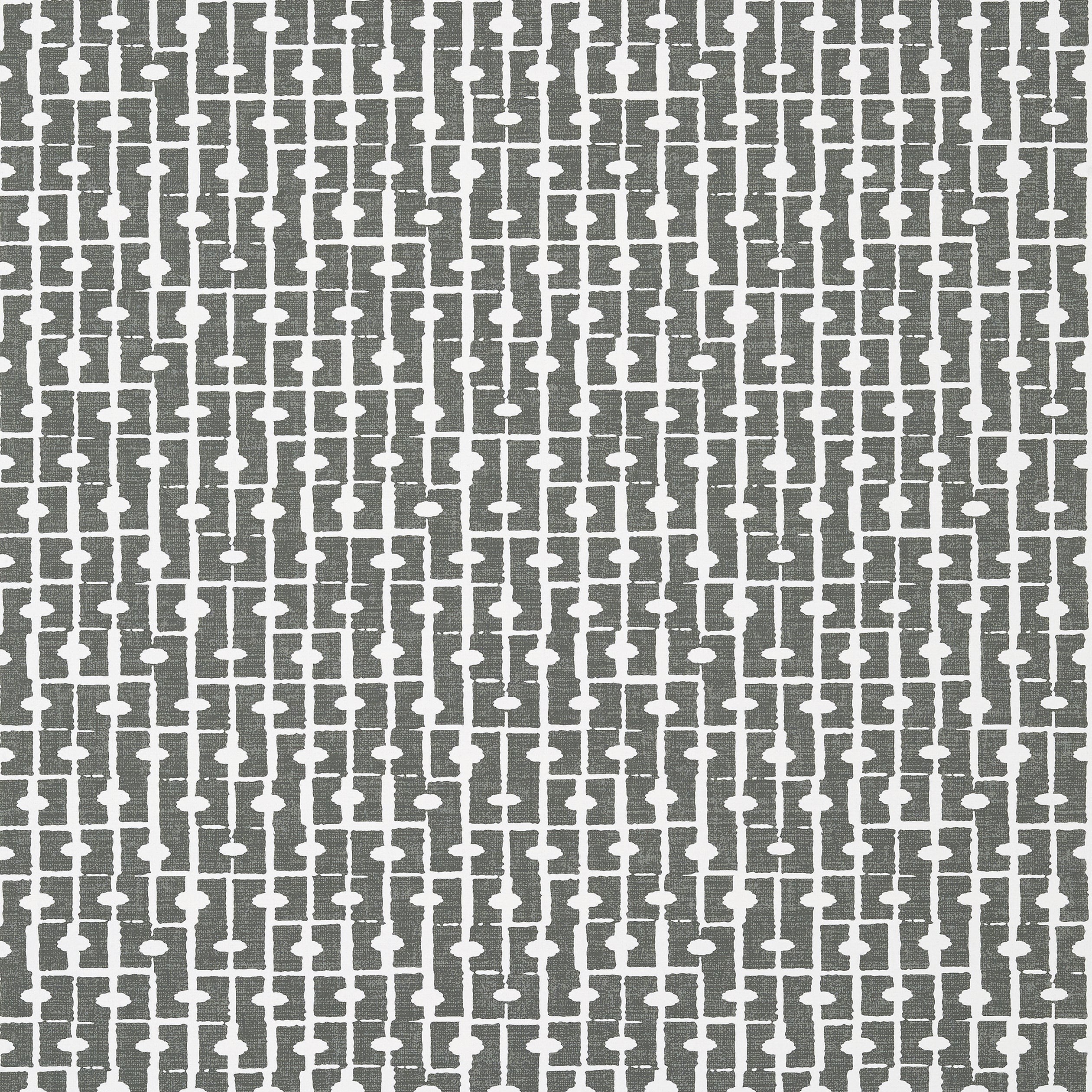 Haven fabric in grey color - pattern number T14311 - by Thibaut in the Canopy collection