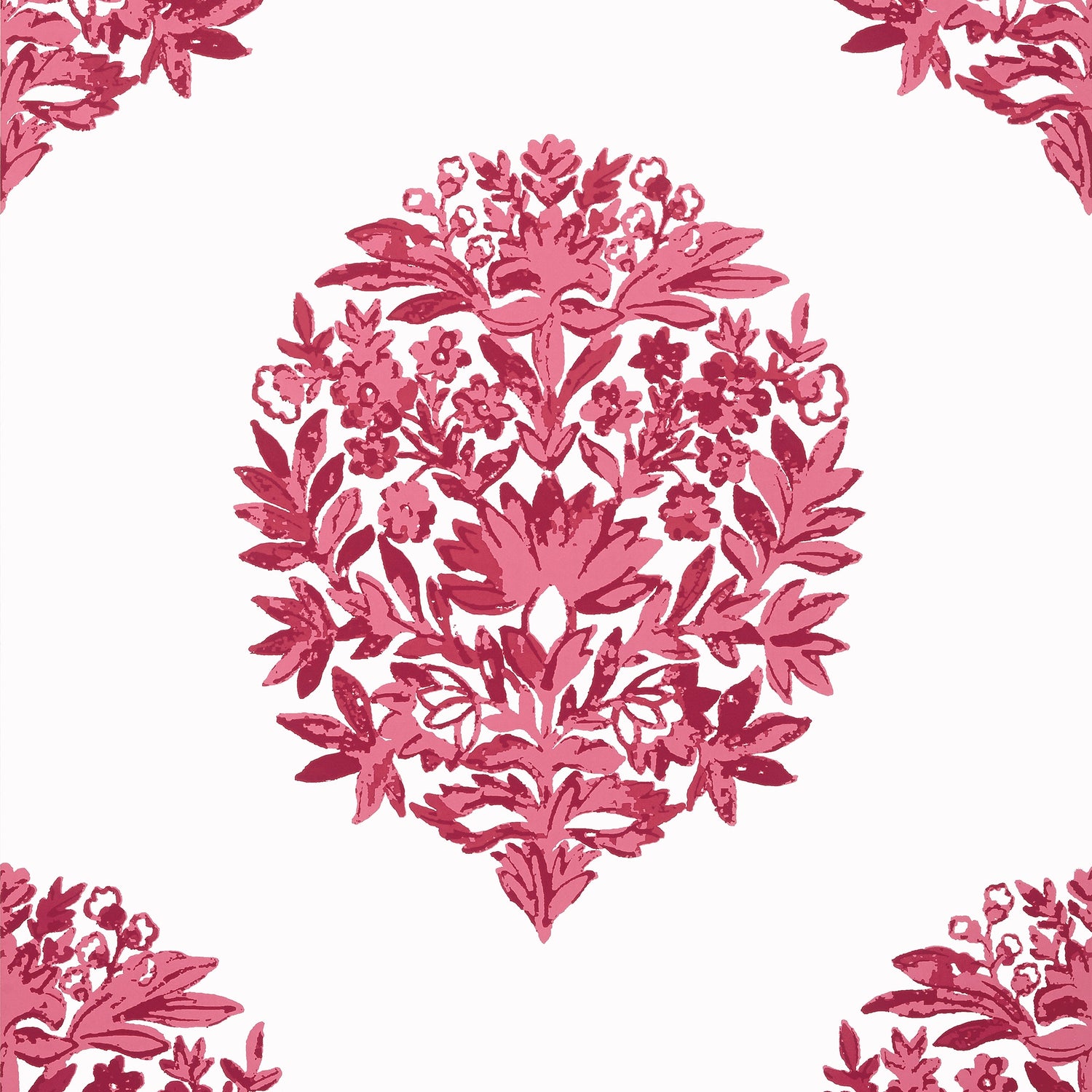 Ridgefield fabric in pink color - pattern number T14321 - by Thibaut in the Canopy collection