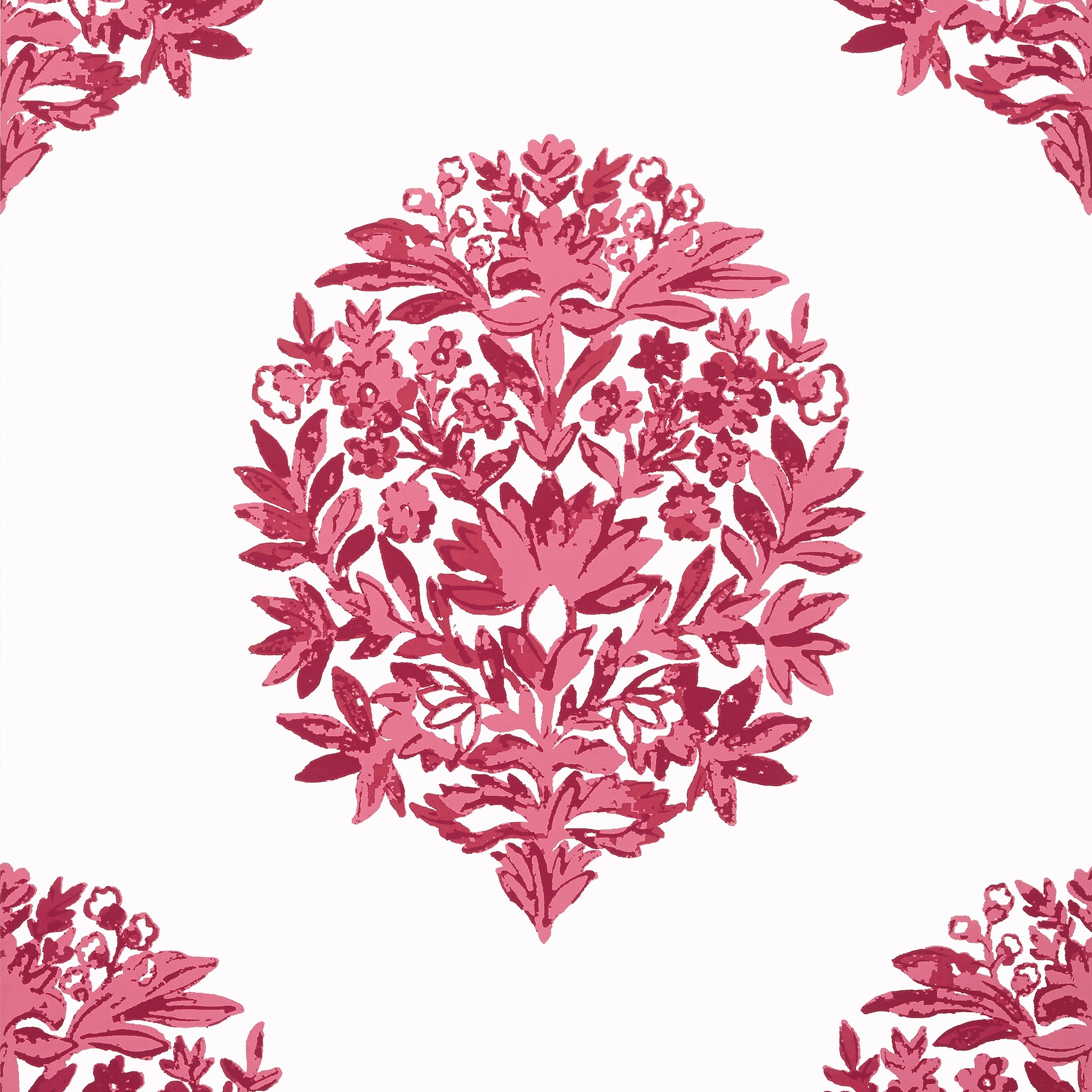 Ridgefield fabric in pink color - pattern number T14321 - by Thibaut in the Canopy collection