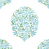 Ridgefield fabric in green and spa color - pattern number T14323 - by Thibaut in the Canopy collection